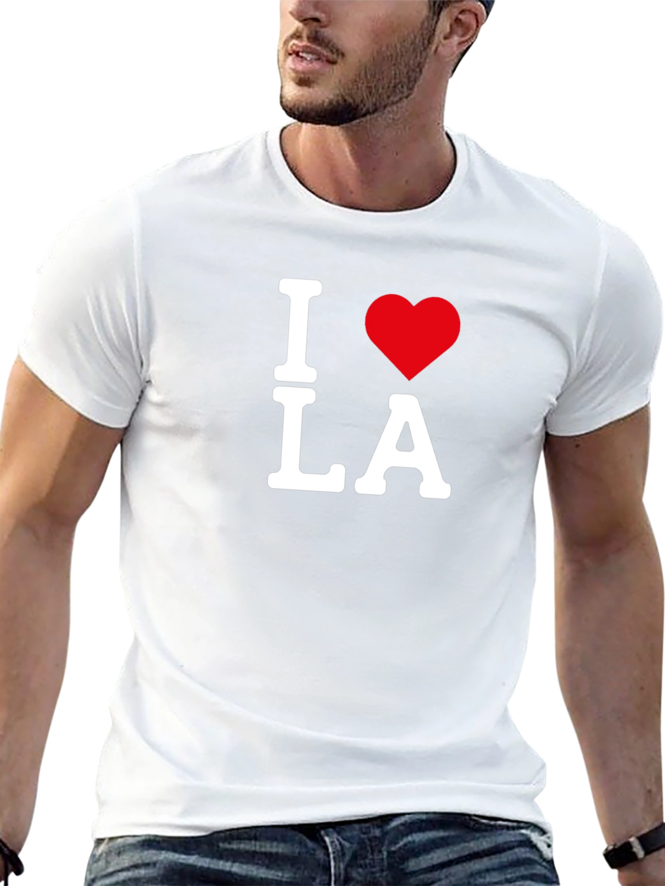 I Heart LA Black T-Shirt - Love Los Angeles