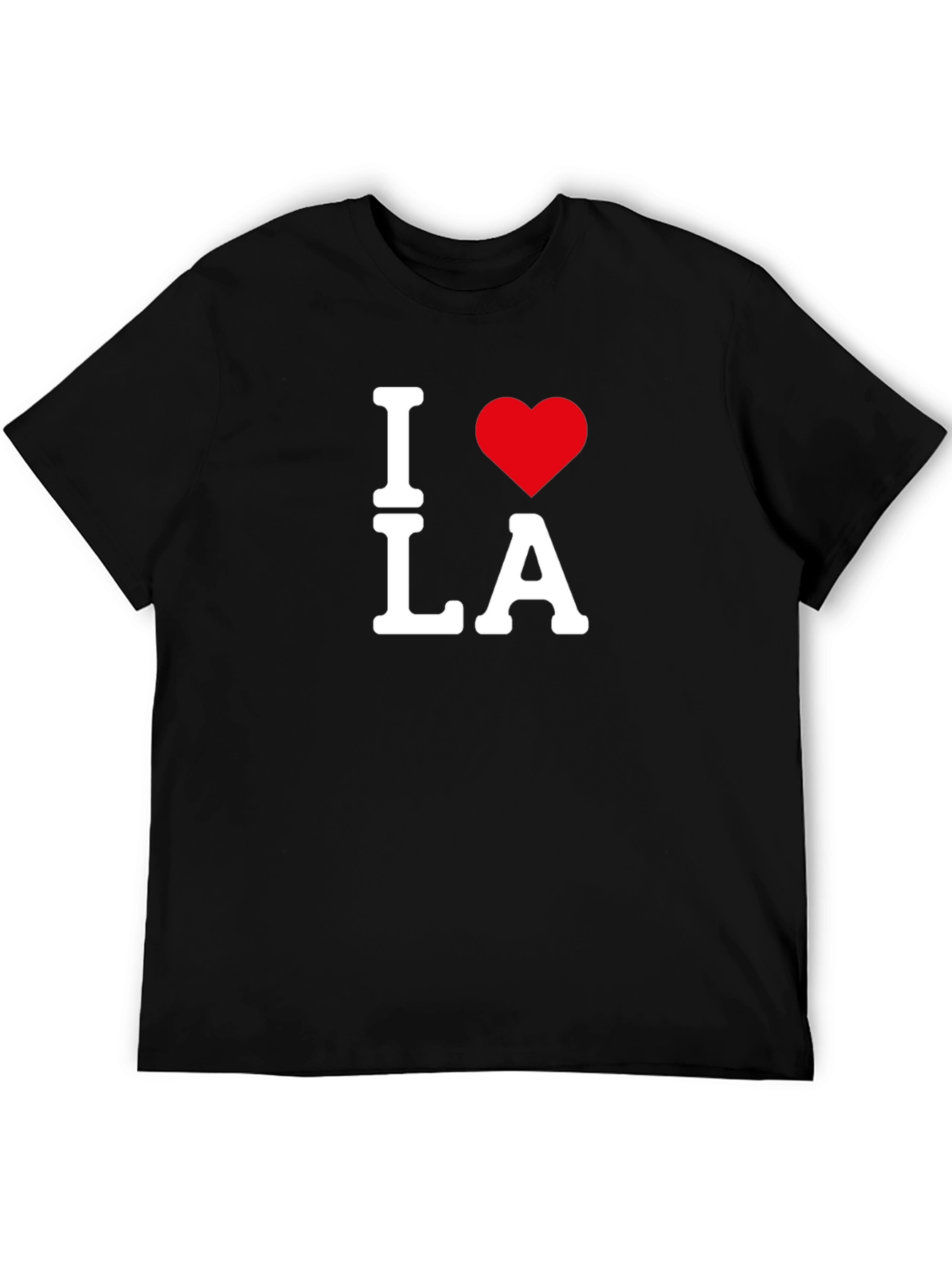 I Heart LA Black T-Shirt - Love Los Angeles