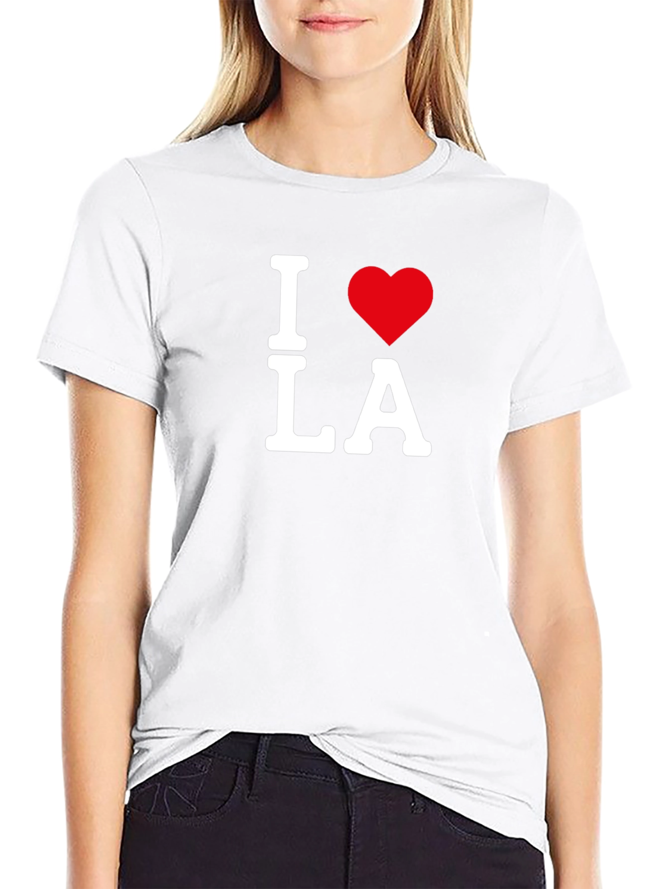 I Heart LA Black T-Shirt - Love Los Angeles