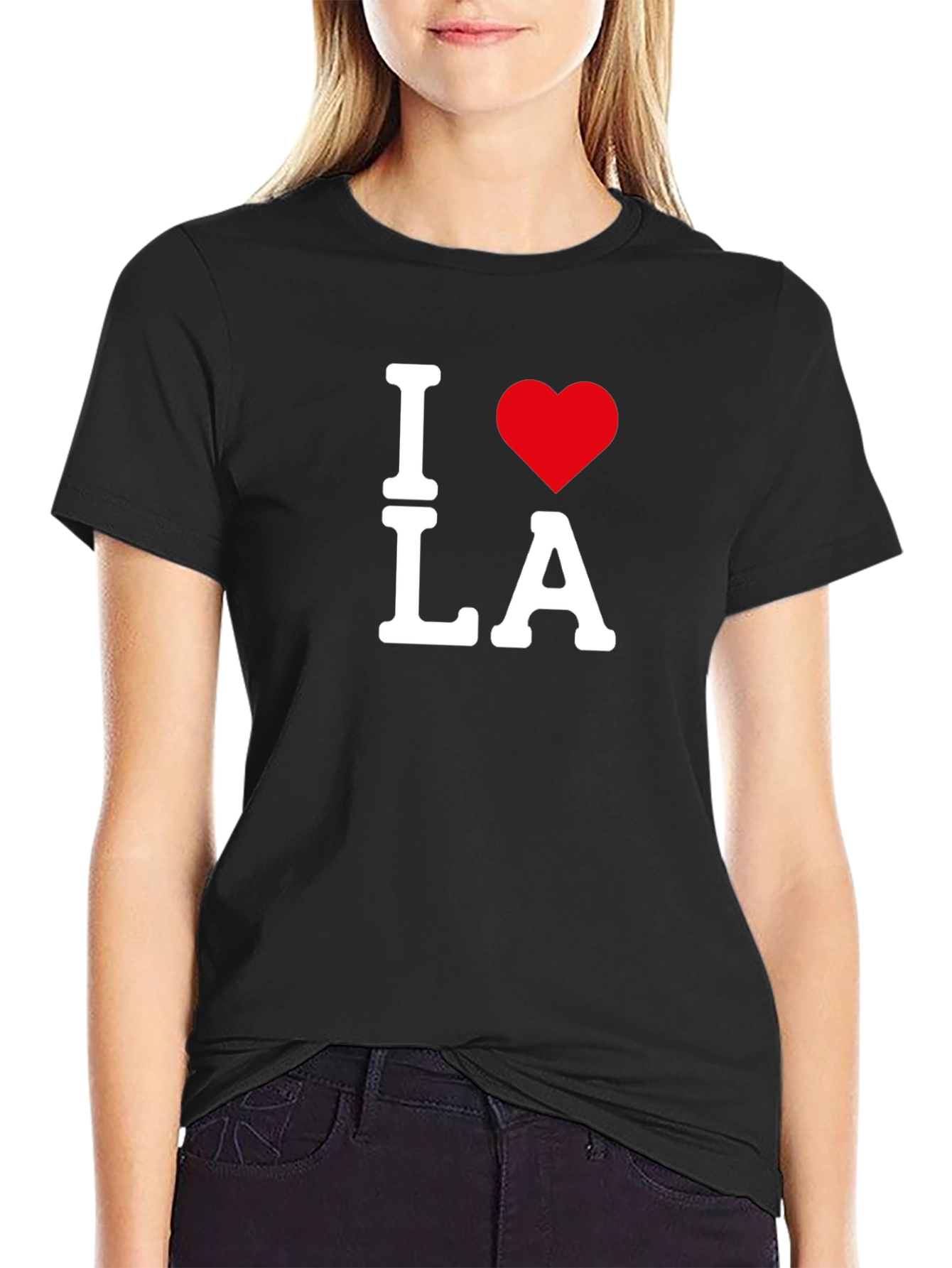 I Heart LA Black T-Shirt - Love Los Angeles