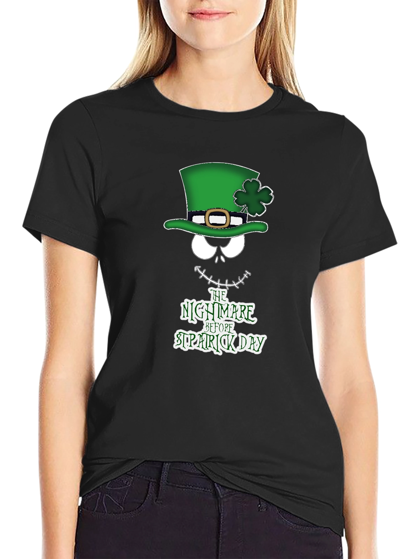 Nightmare Before St. Patricks Day Graphic T-Shirt