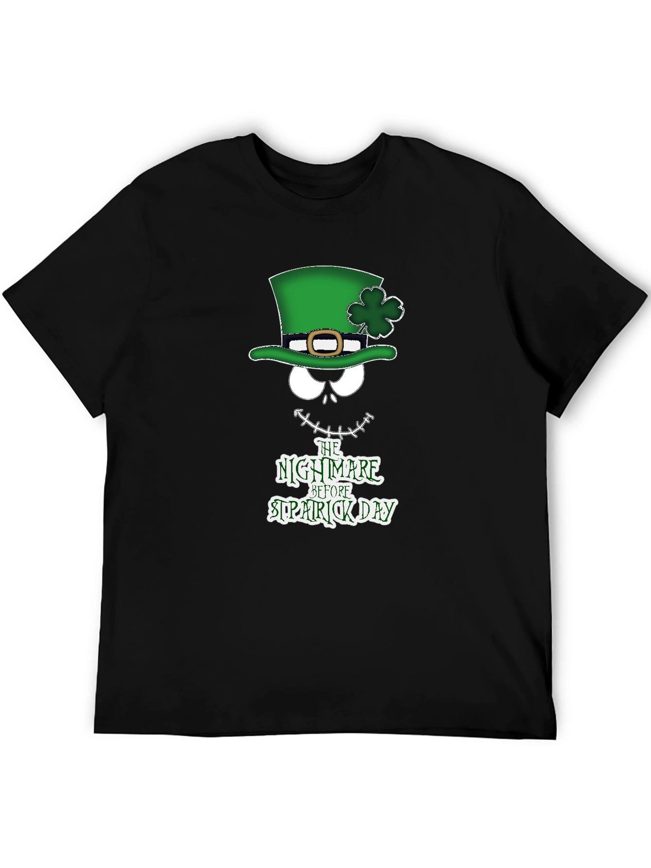 Nightmare Before St. Patricks Day Graphic T-Shirt
