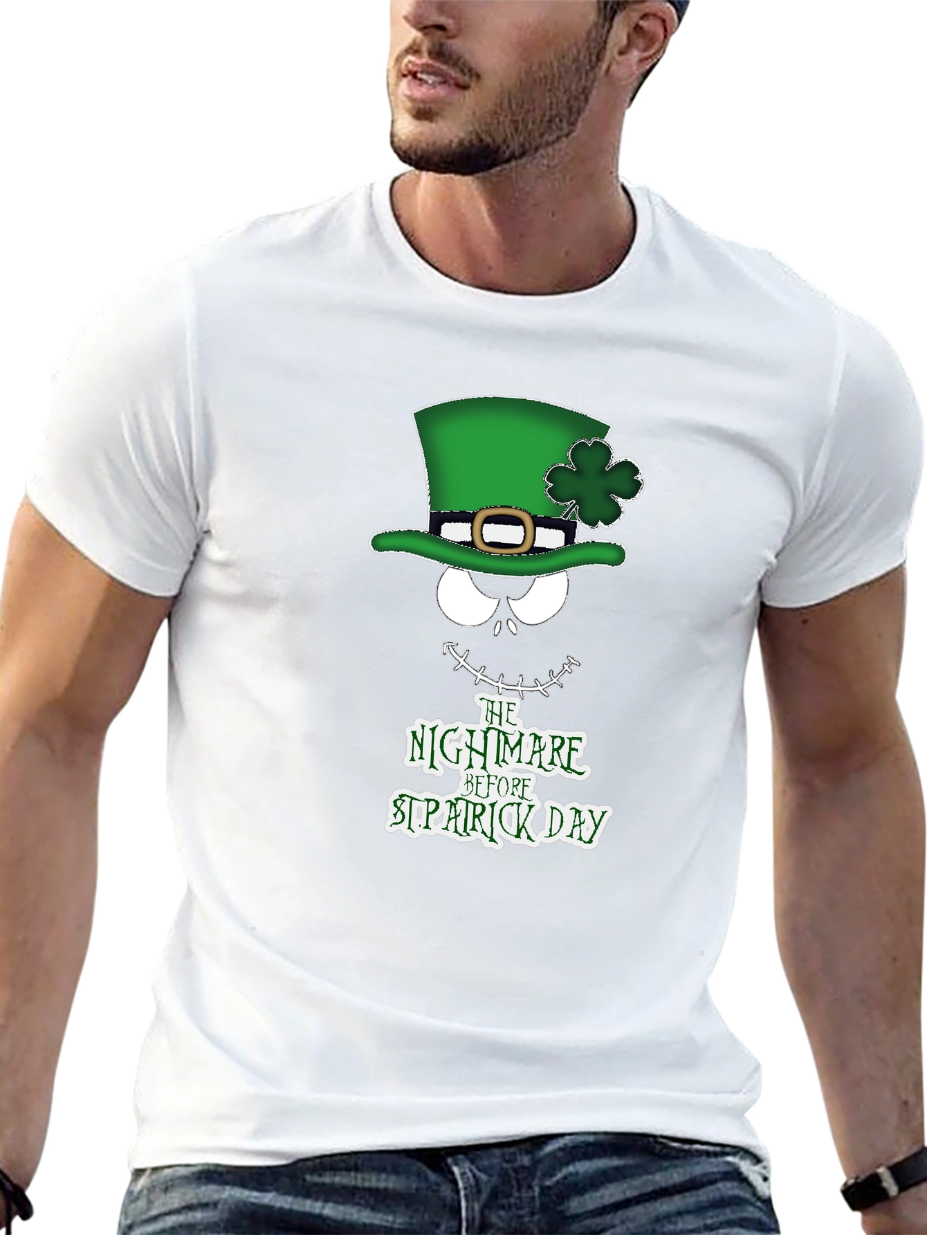 Nightmare Before St. Patricks Day Graphic T-Shirt