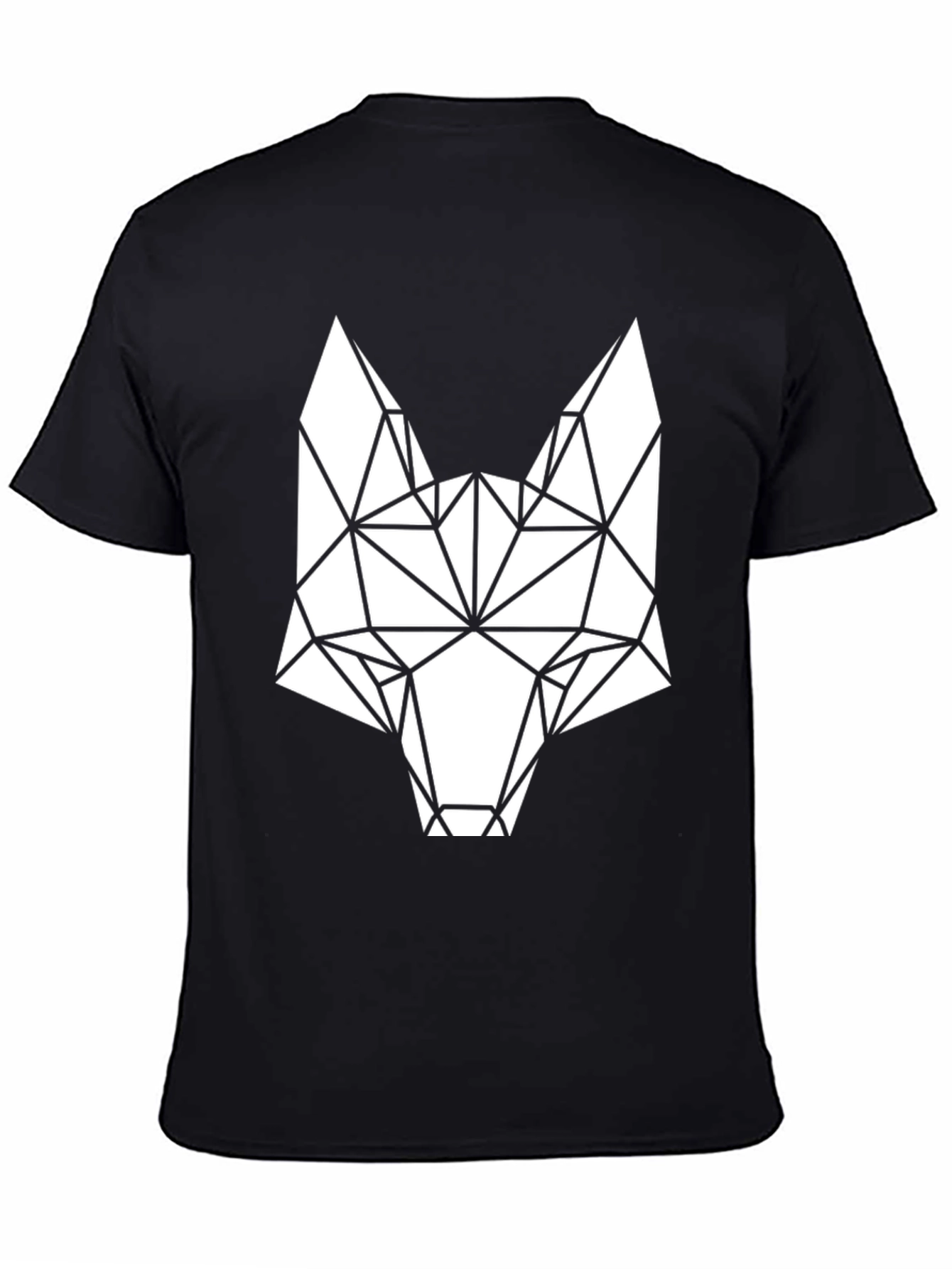 Geometric Fox Tee - Modern Graphic Print Shirt