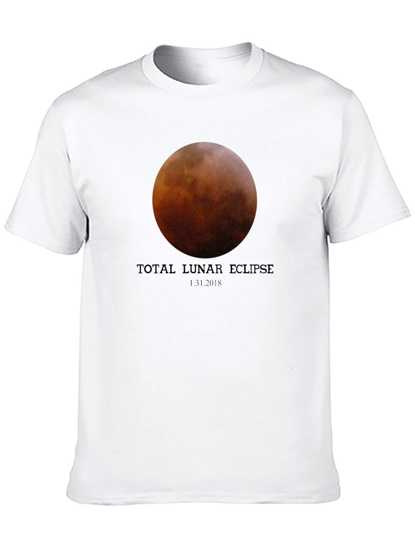 Total Lunar Eclipse Black T-Shirt
