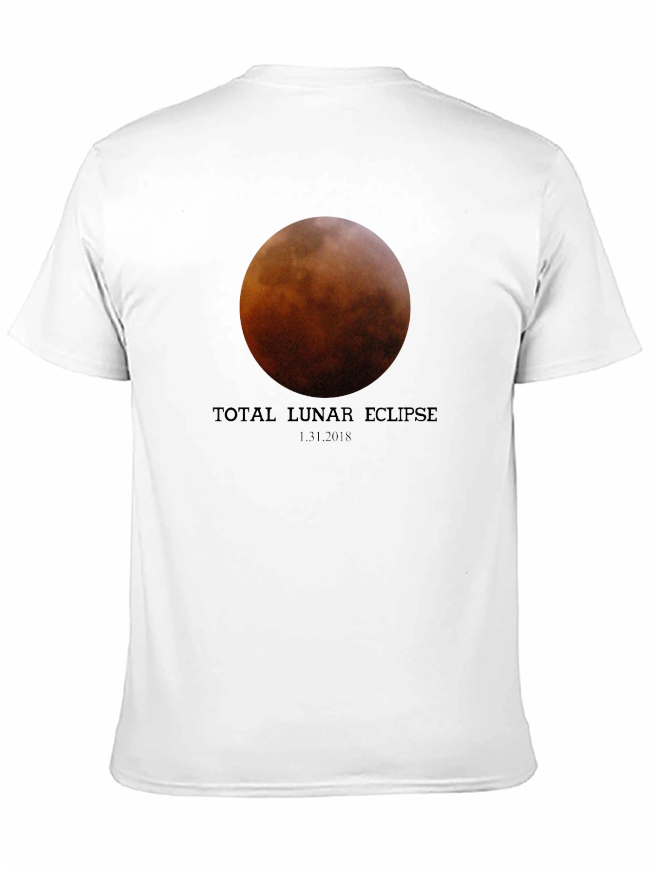Total Lunar Eclipse Black T-Shirt