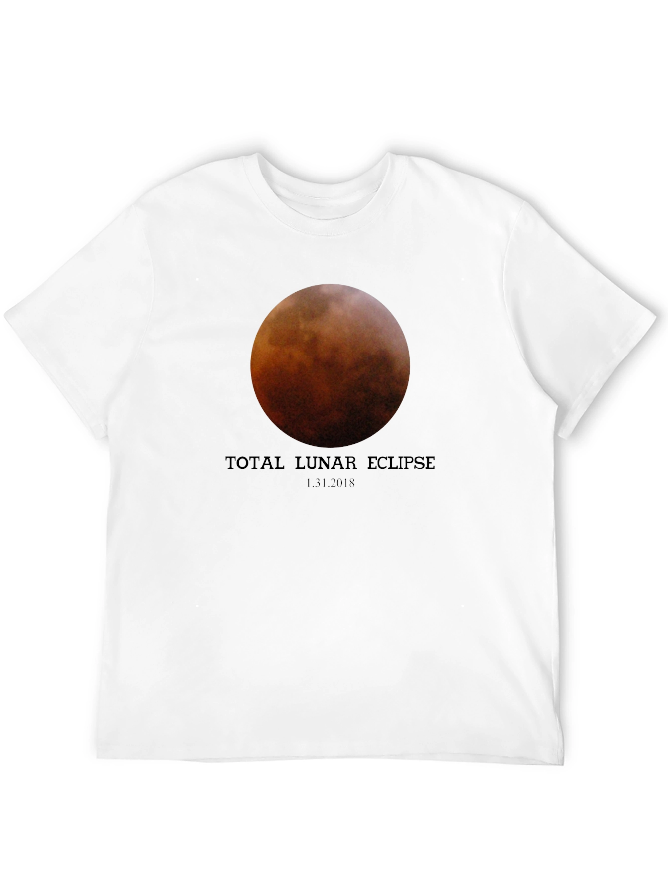 Total Lunar Eclipse Black T-Shirt
