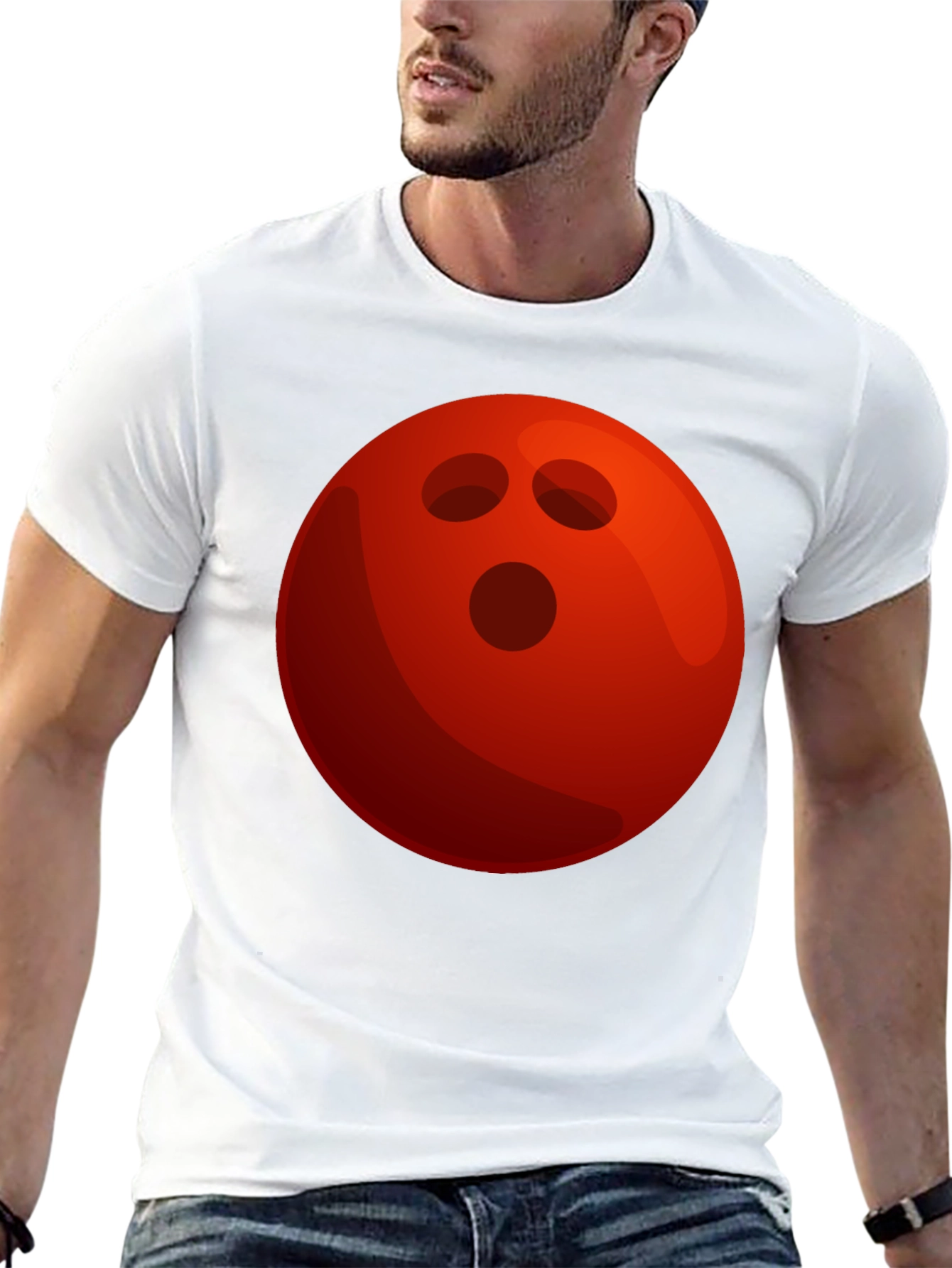 Bowling Ball Graphic T-Shirt - Strike Style