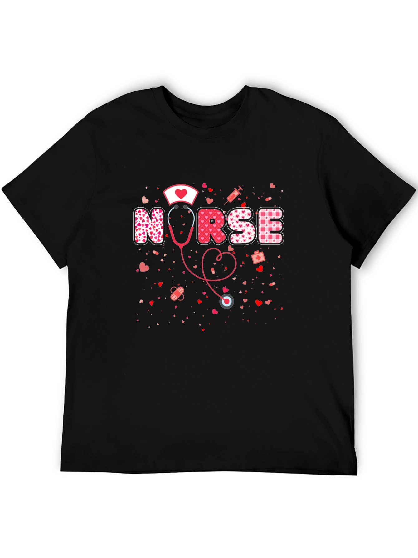 Nurse Valentines Day Heart T-Shirt