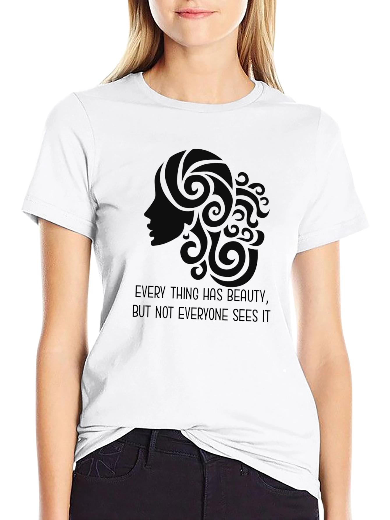 Beauty Within Black T-Shirt