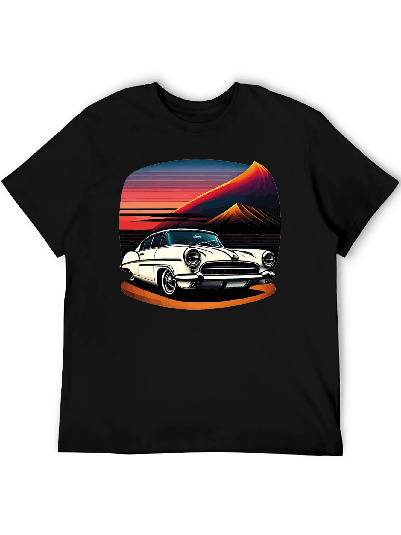 Retro Car Graphic Tee - Classic Ride Style