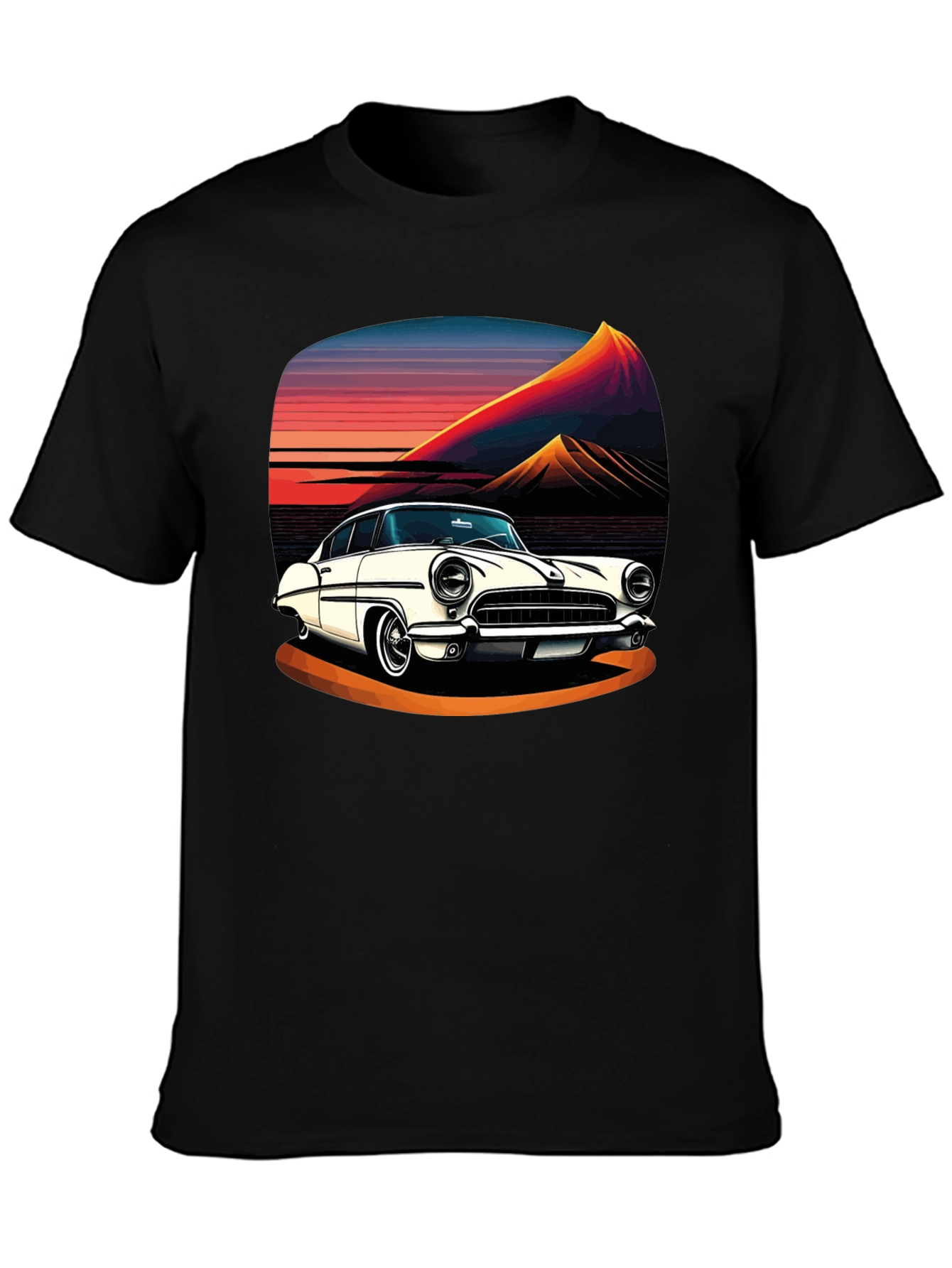 Retro Car Graphic Tee - Classic Ride Style