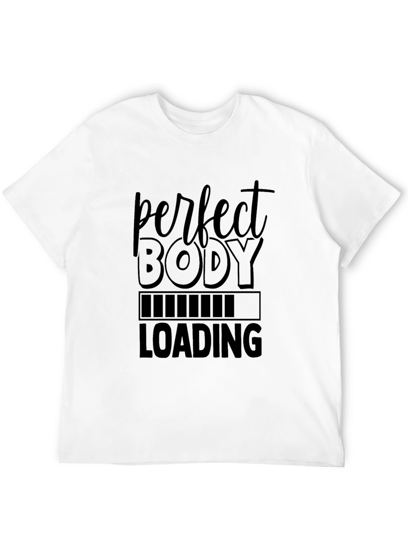 Perfect Body Loading - Mens Black Graphic Tee