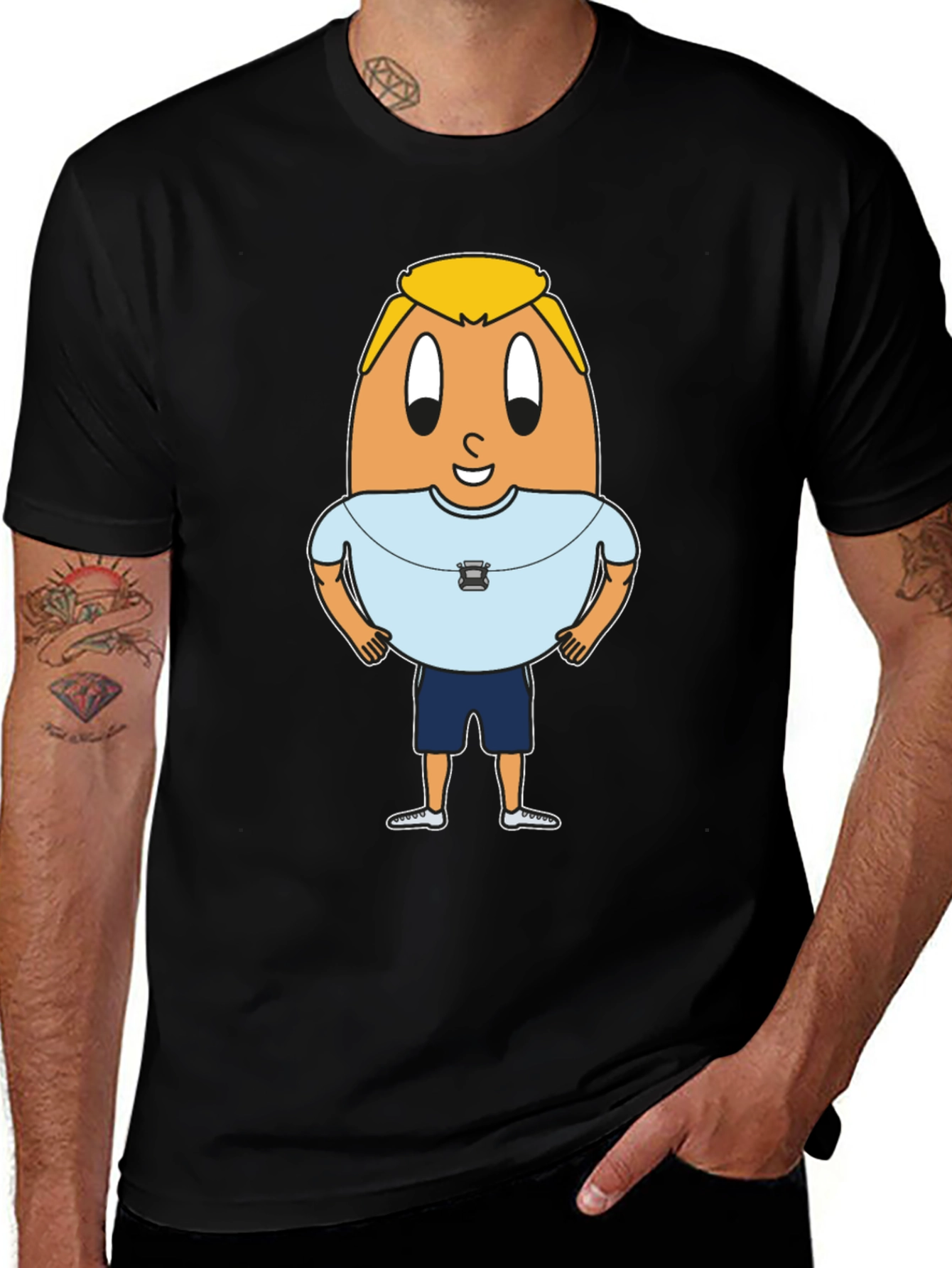 Egg Character Graphic Tee