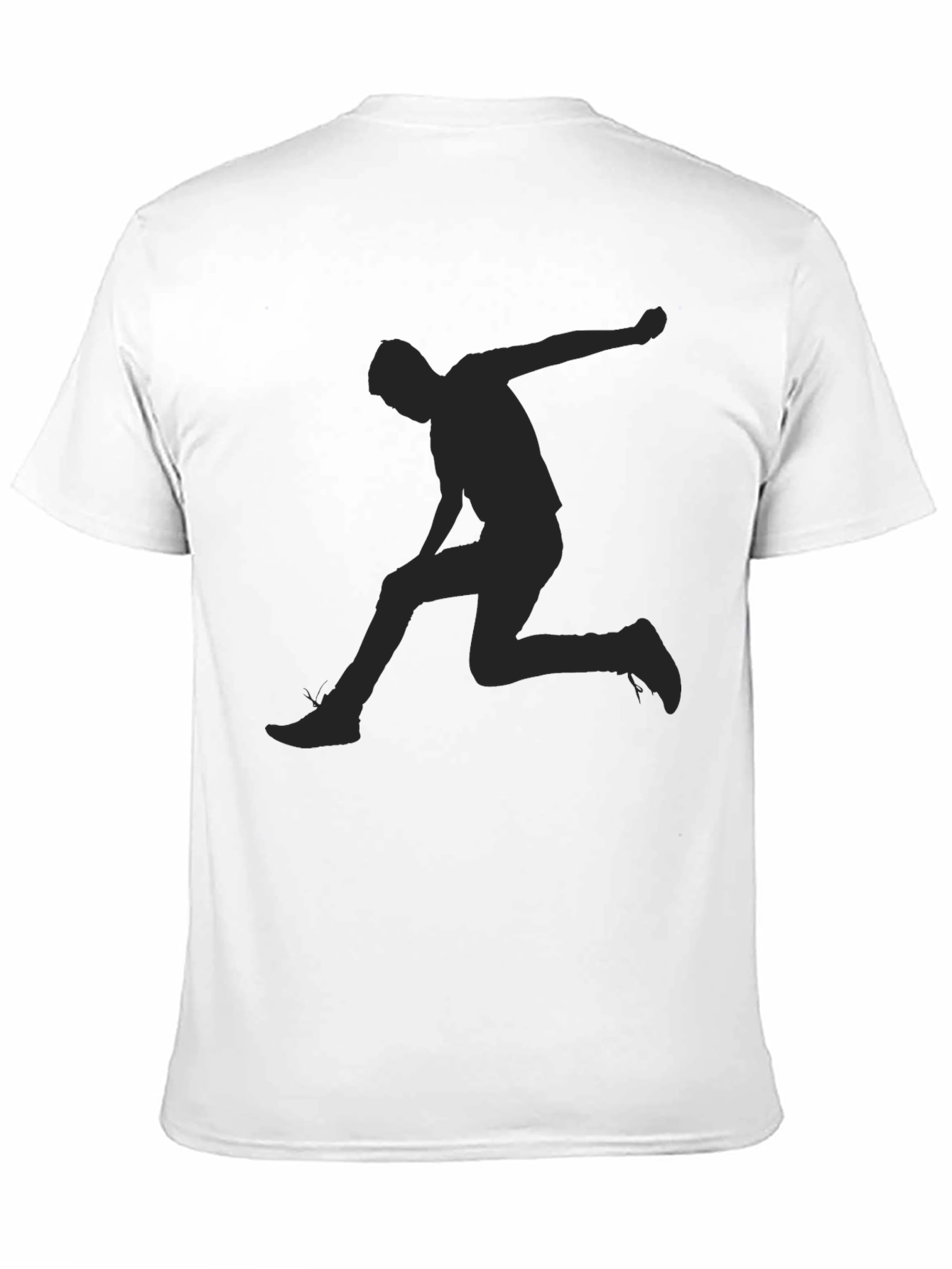 Silhouette Jumper Graphic Tee - Mens Black T-Shirt