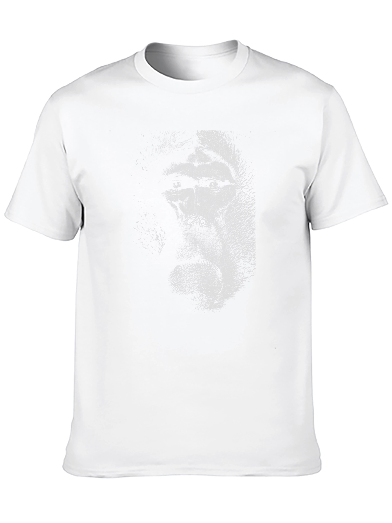 Intense Gorilla Graphic Print Black T-Shirt