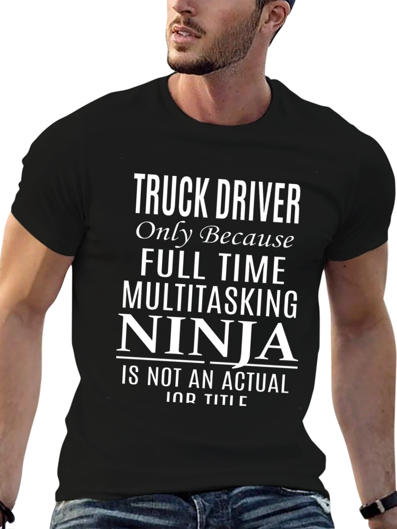 Truck Driver Ninja Graphic Tee
