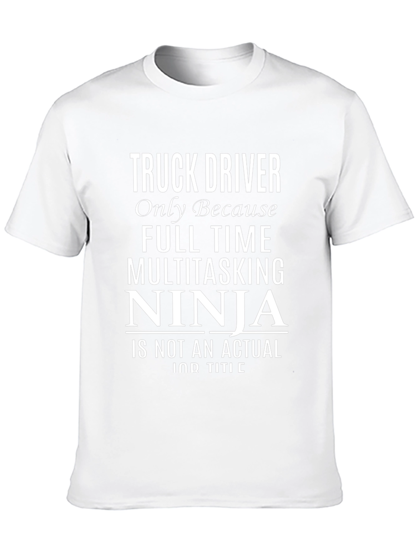 Truck Driver Ninja Graphic Tee