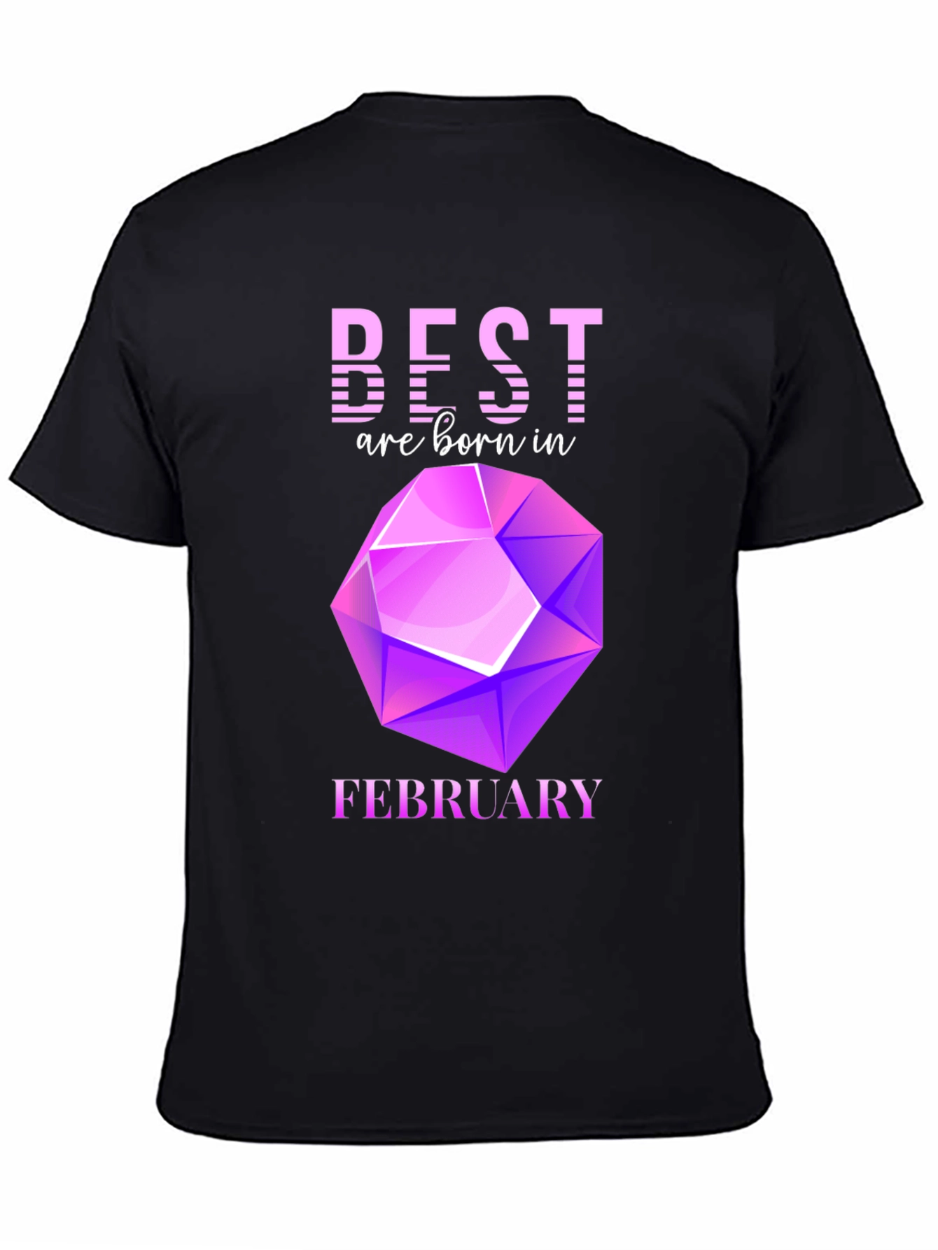 Best Are Born in February Gemstone T-Shirt