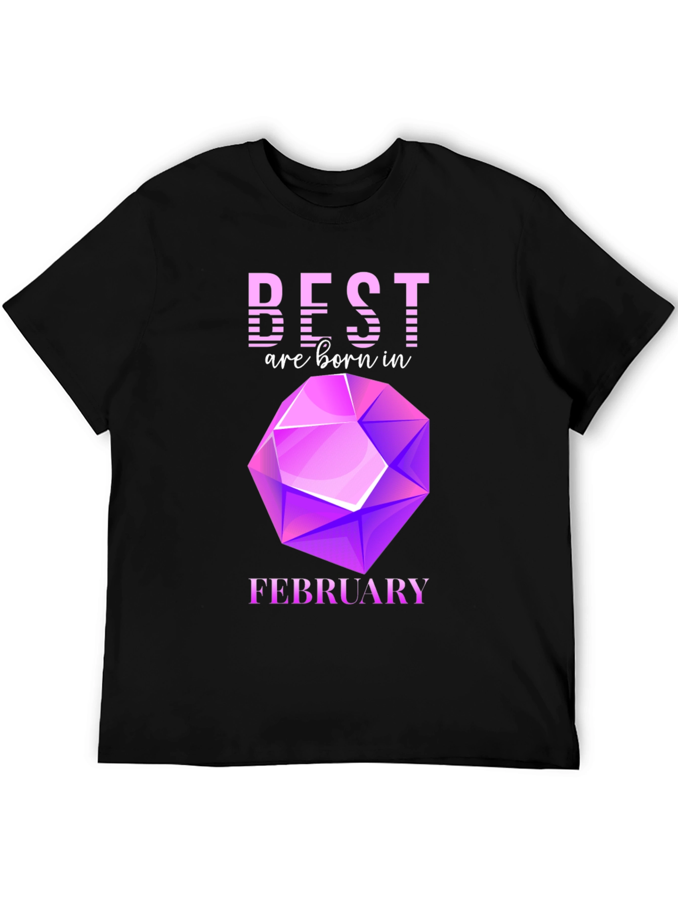 Best Are Born in February Gemstone T-Shirt