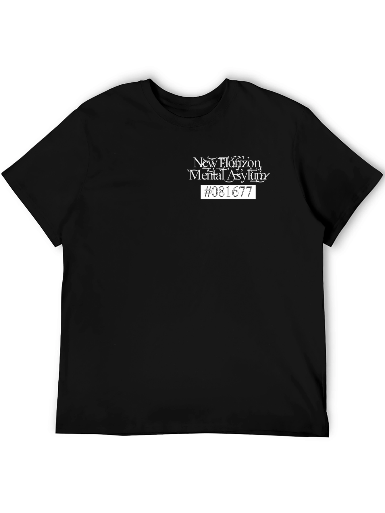 New Horizon Mental Asylum Graphic Tee - Black