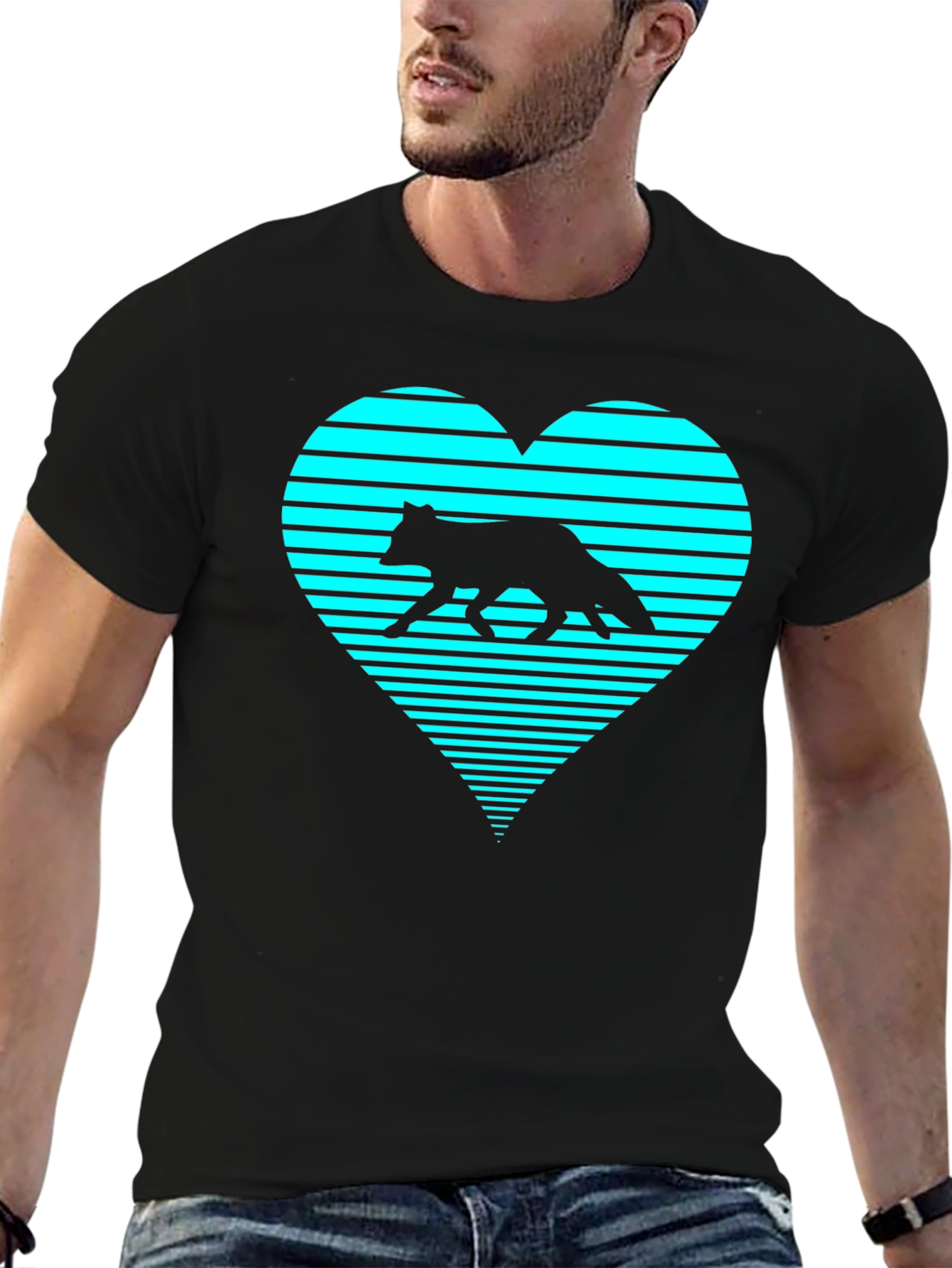 Fox Heartbeat T-Shirt - Black Tee