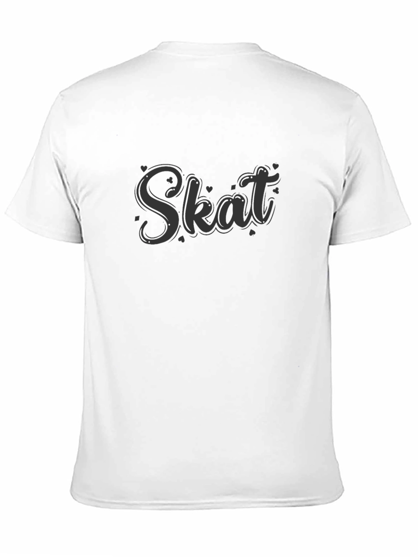 Stylish Black Skat Graphic T-Shirt