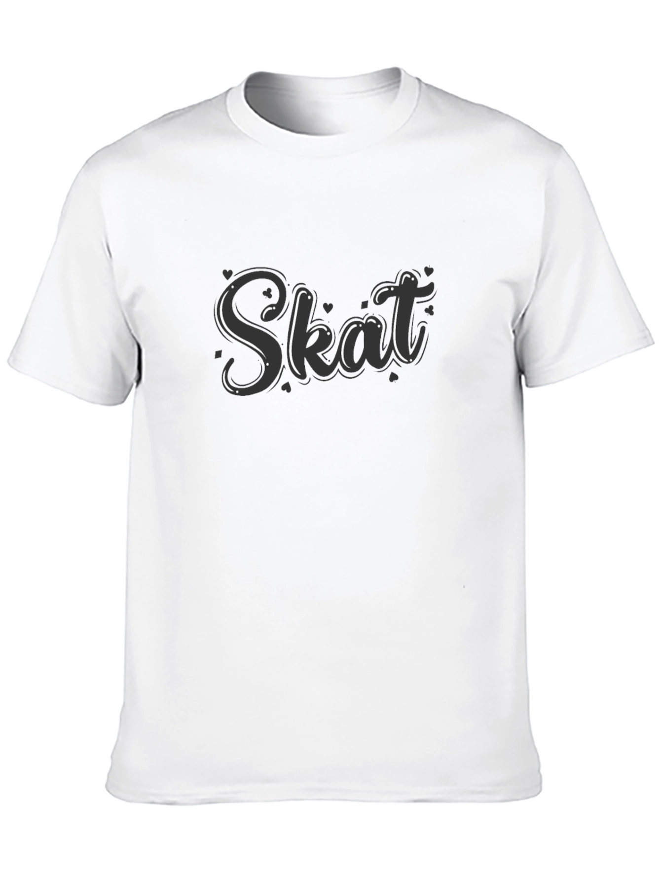 Stylish Black Skat Graphic T-Shirt