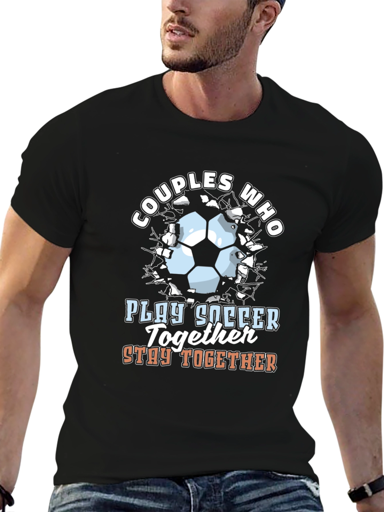 Couples Who Play Soccer Together T-Shirt