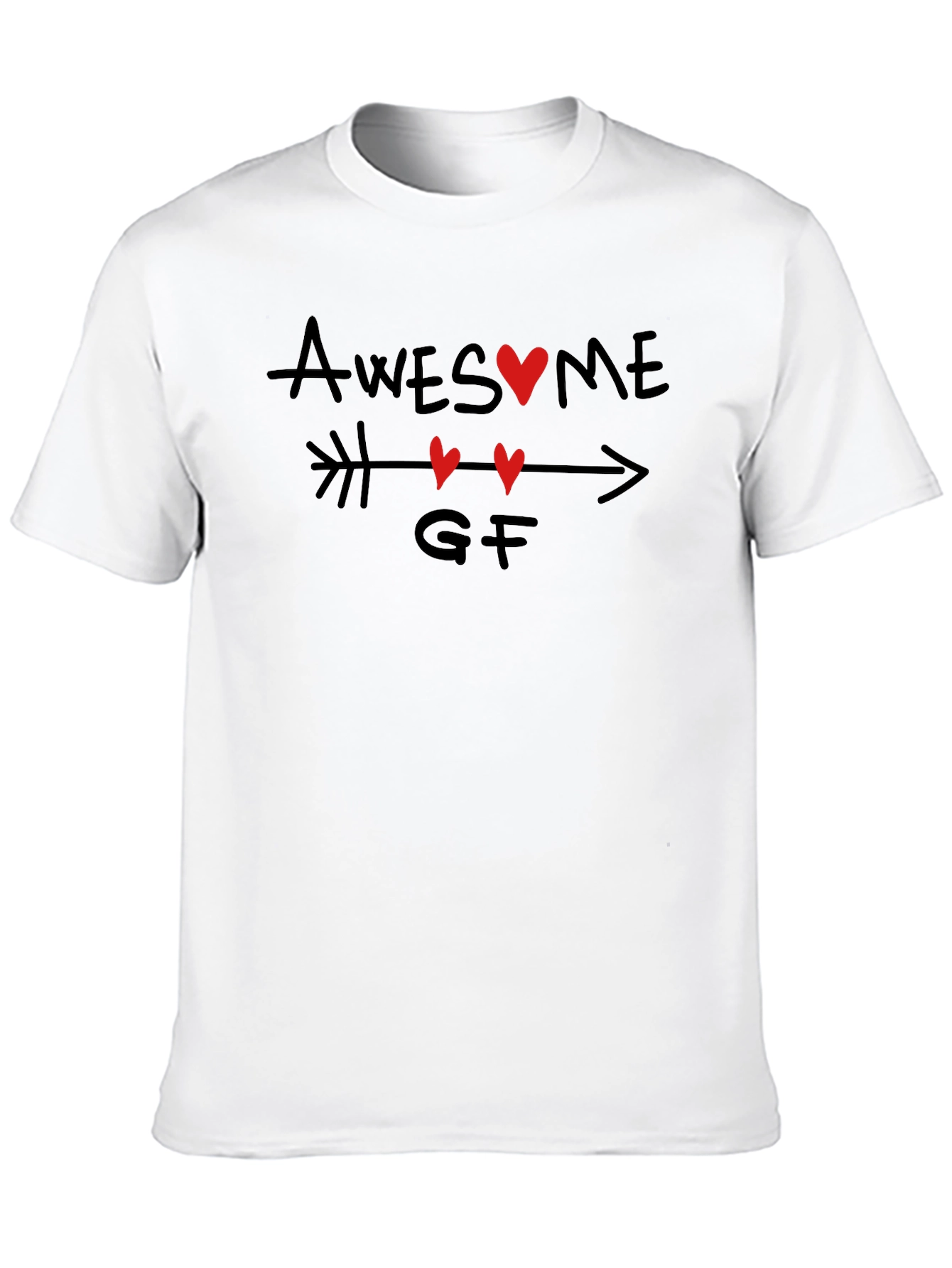 Awesome GF Heart Arrow T-Shirt - Perfect Gift!