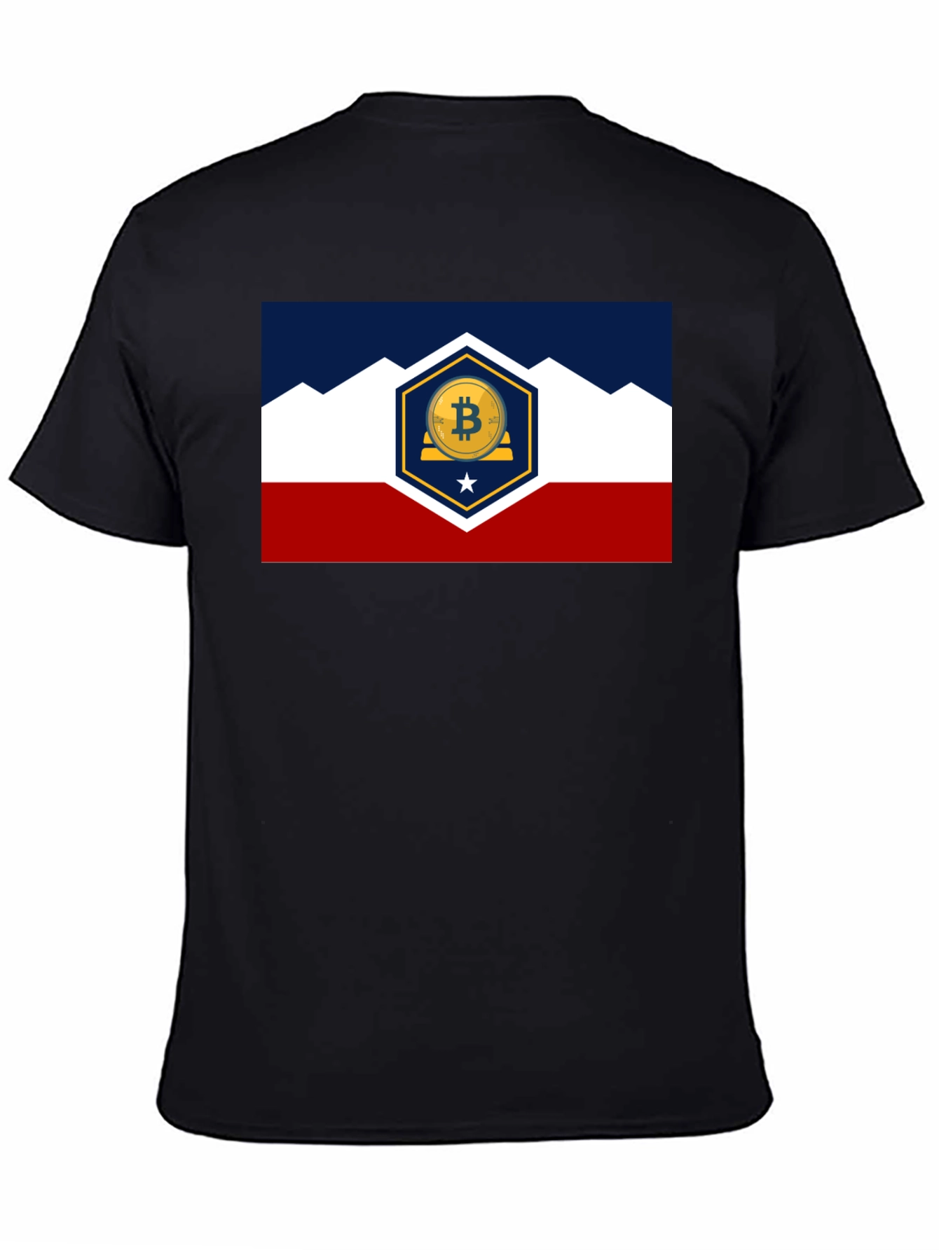 Bitcoin Colorado Flag T-Shirt