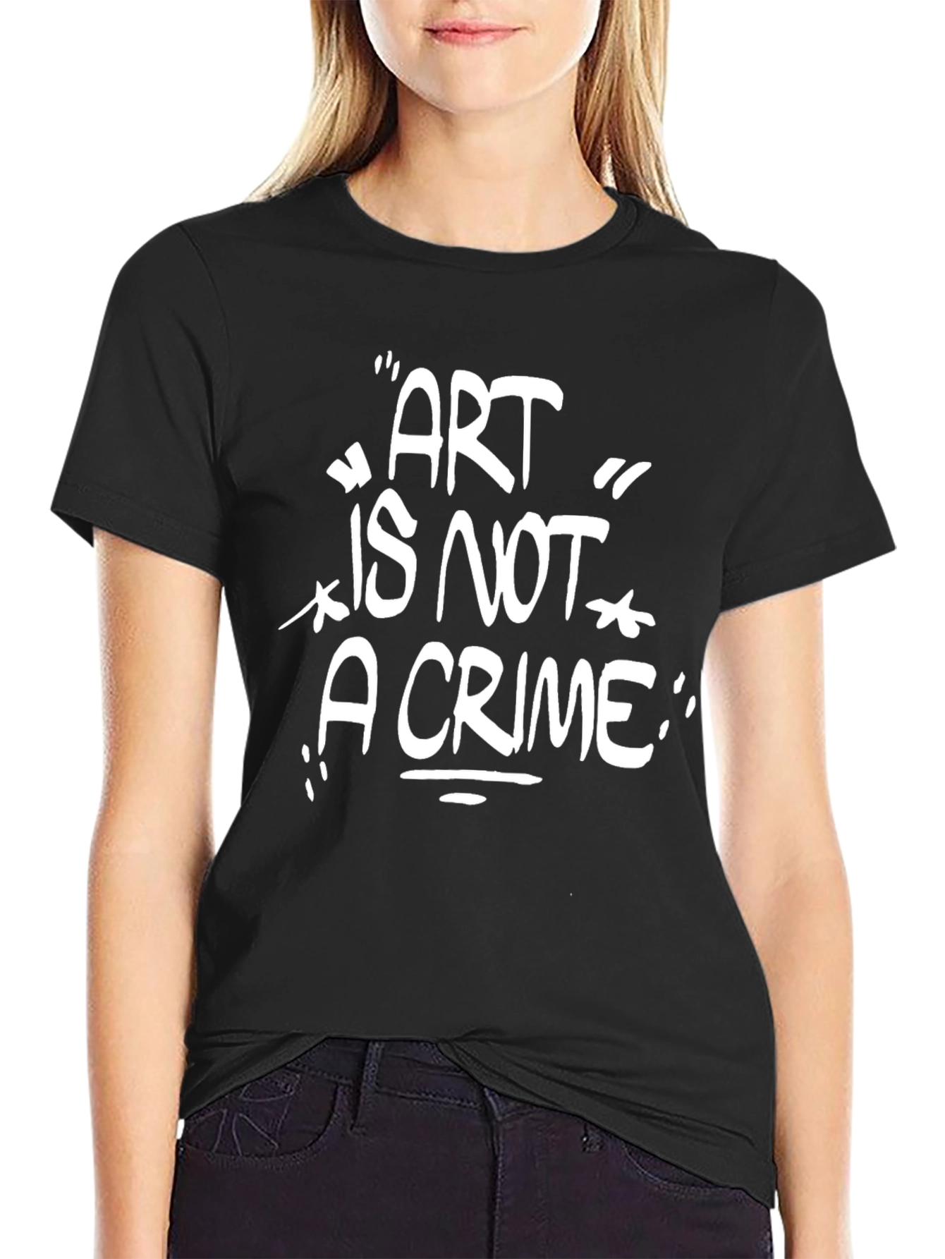Art Is Not A Crime Graphic Tee