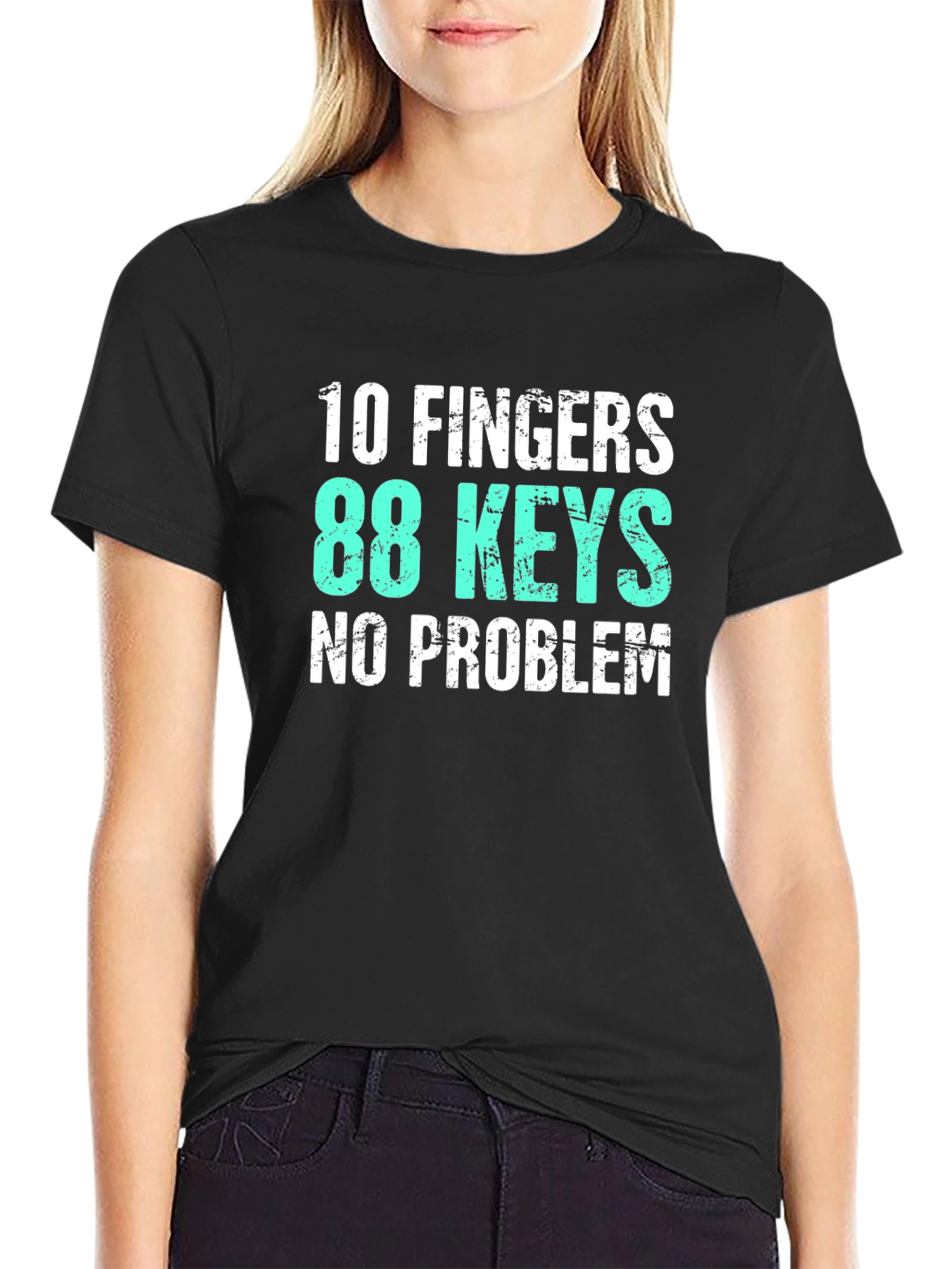 10 Fingers 88 Keys Piano T-Shirt