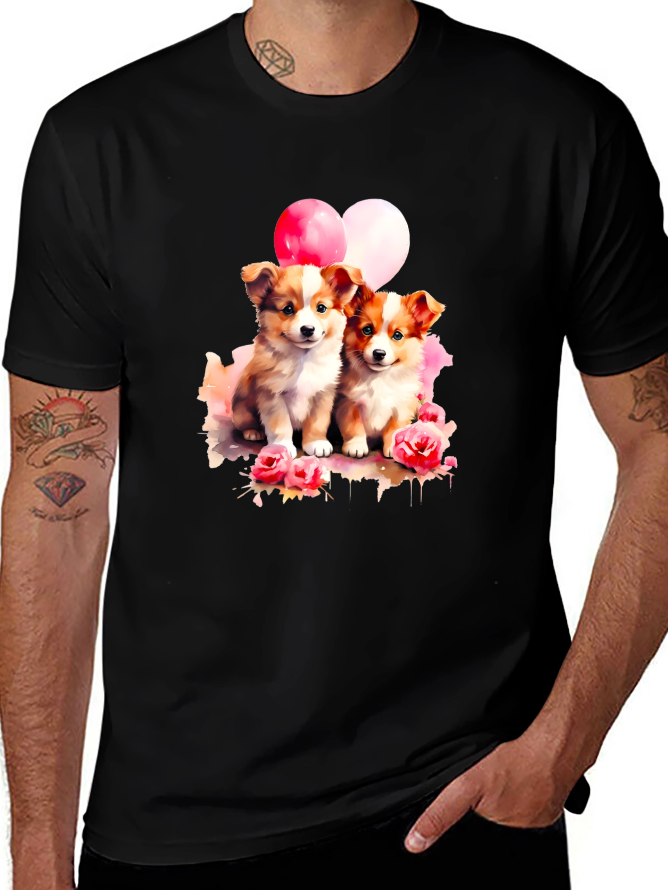 Corgi Puppy Love T-Shirt