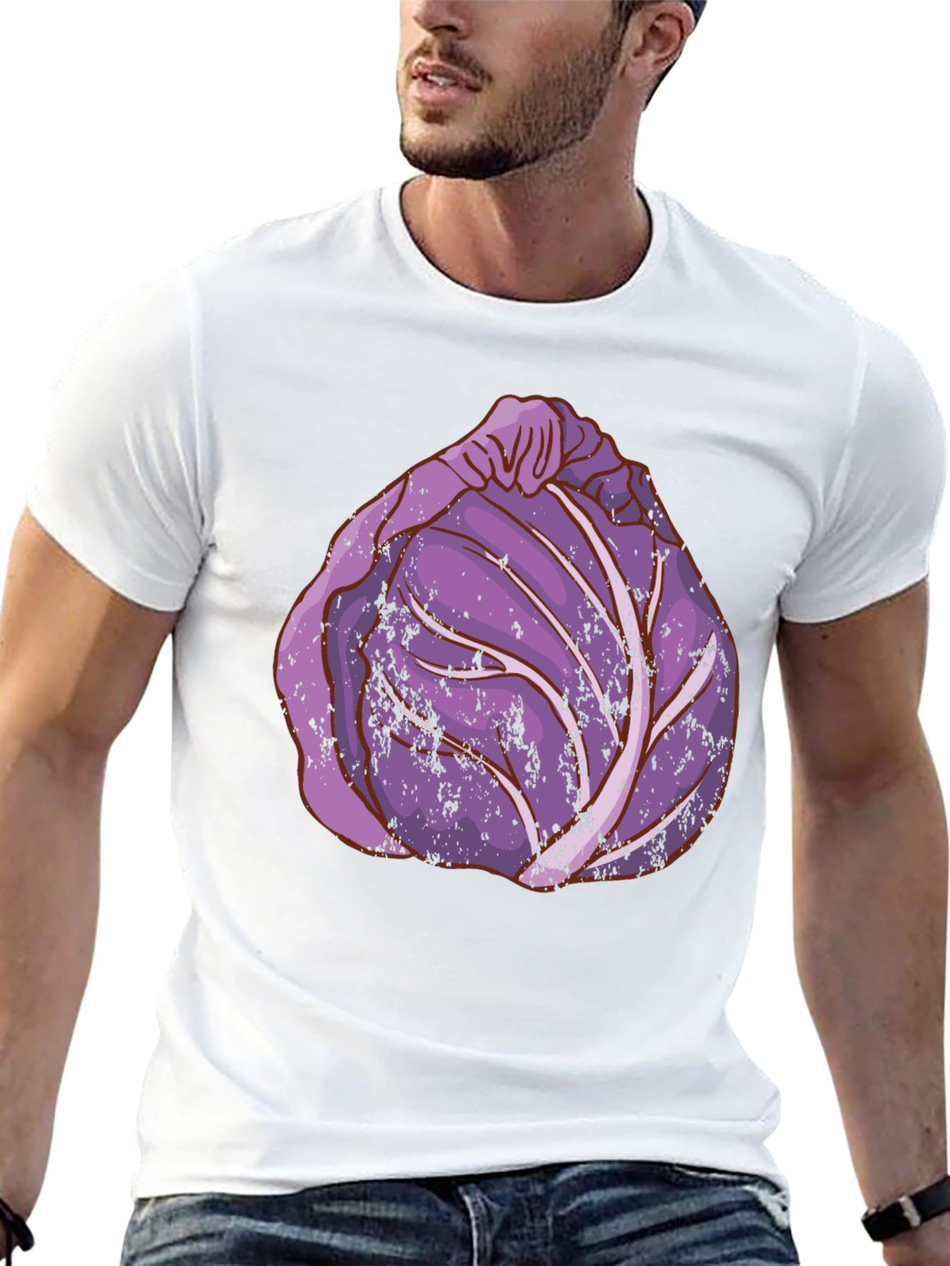 Red Cabbage Graphic T-Shirt