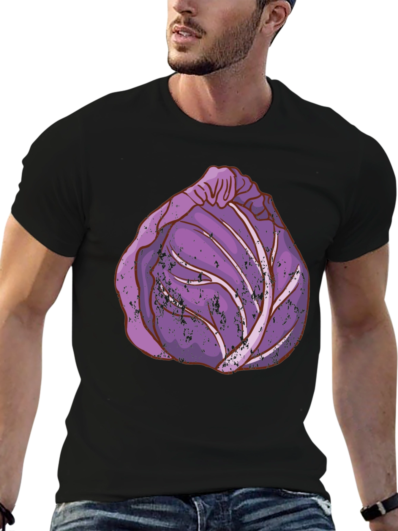 Red Cabbage Graphic T-Shirt