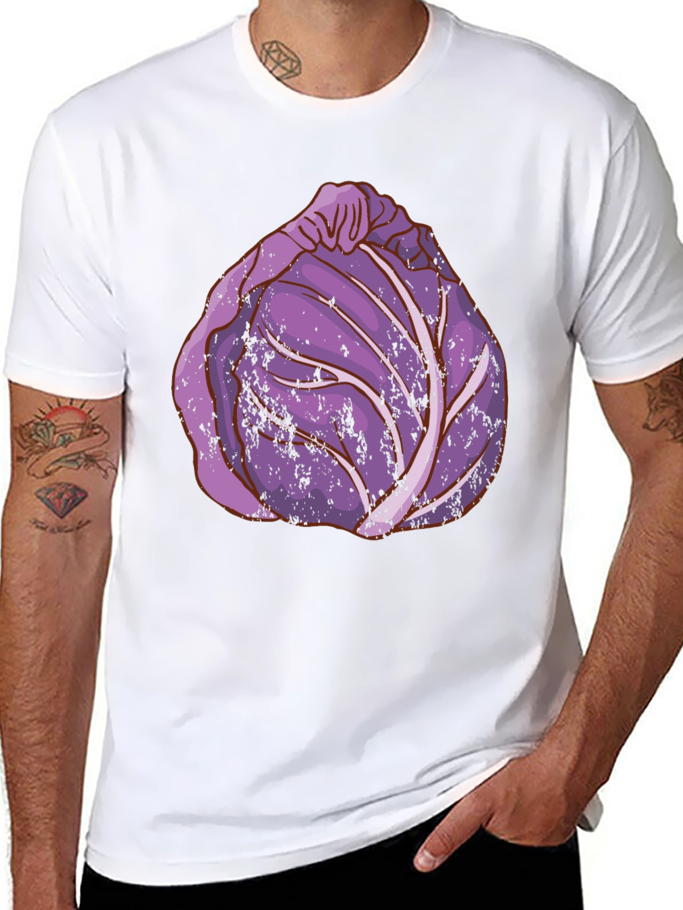 Red Cabbage Graphic T-Shirt