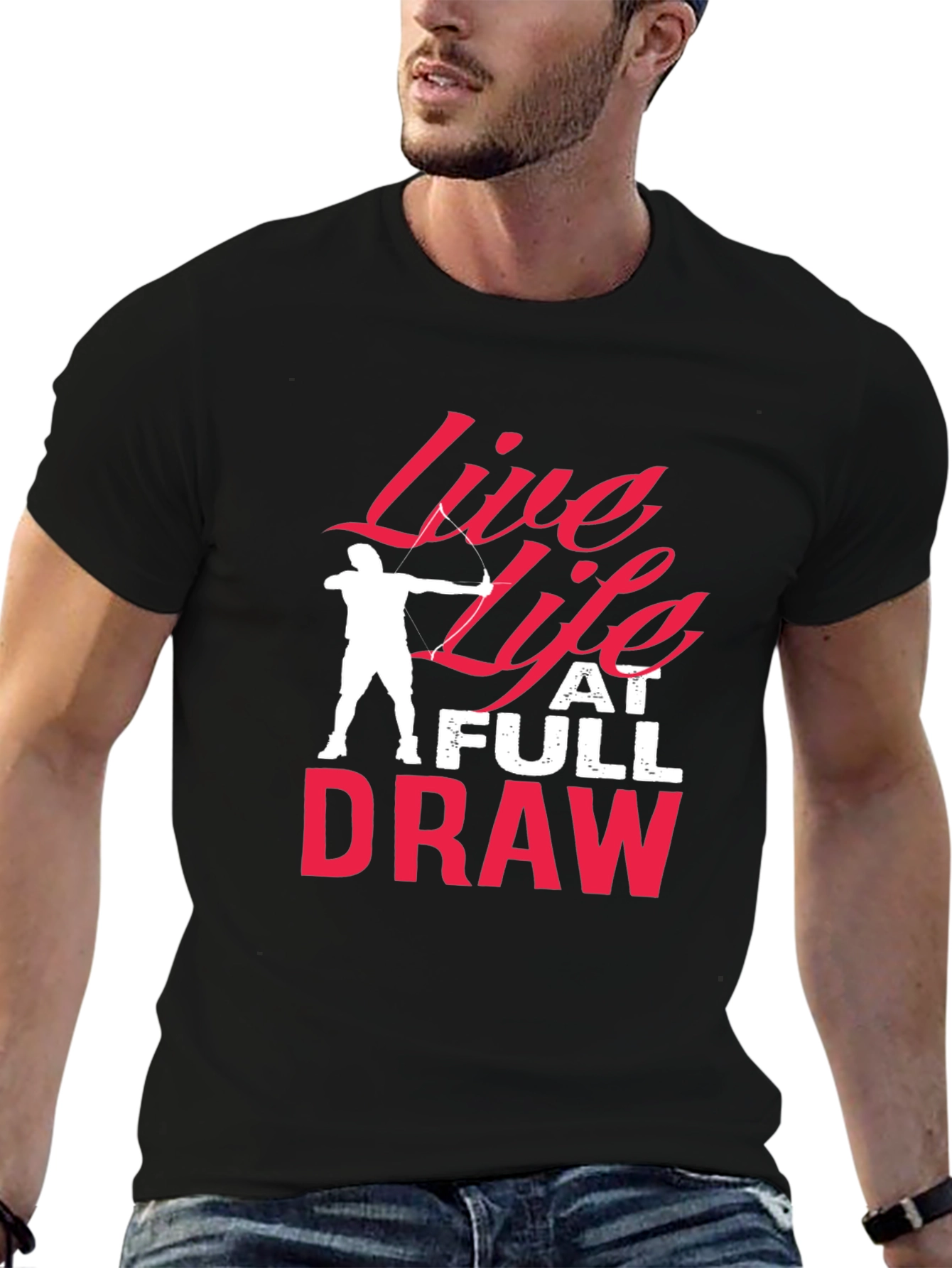 Live Life at Full Draw T-Shirt Archery Shirt