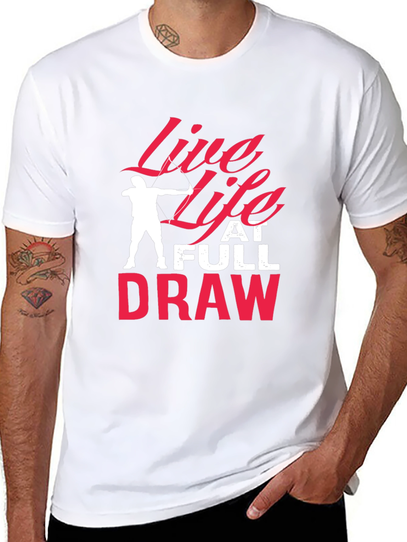 Live Life at Full Draw T-Shirt Archery Shirt