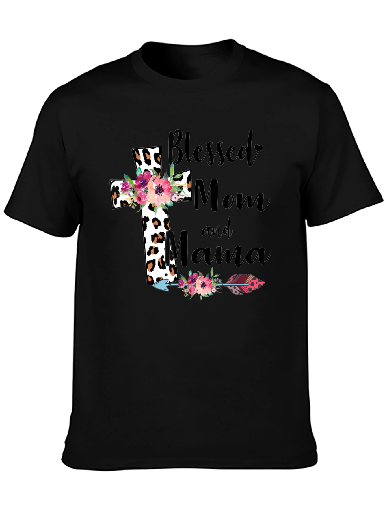 Blessed Mom Mama Graphic Tee