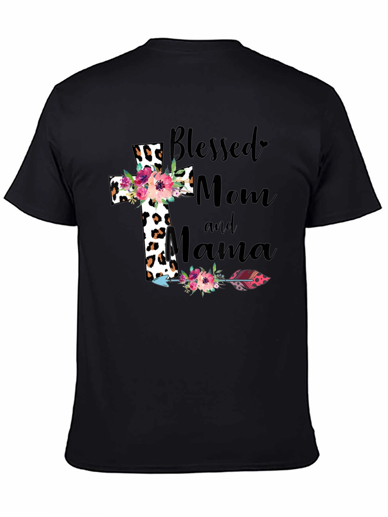 Blessed Mom Mama Graphic Tee