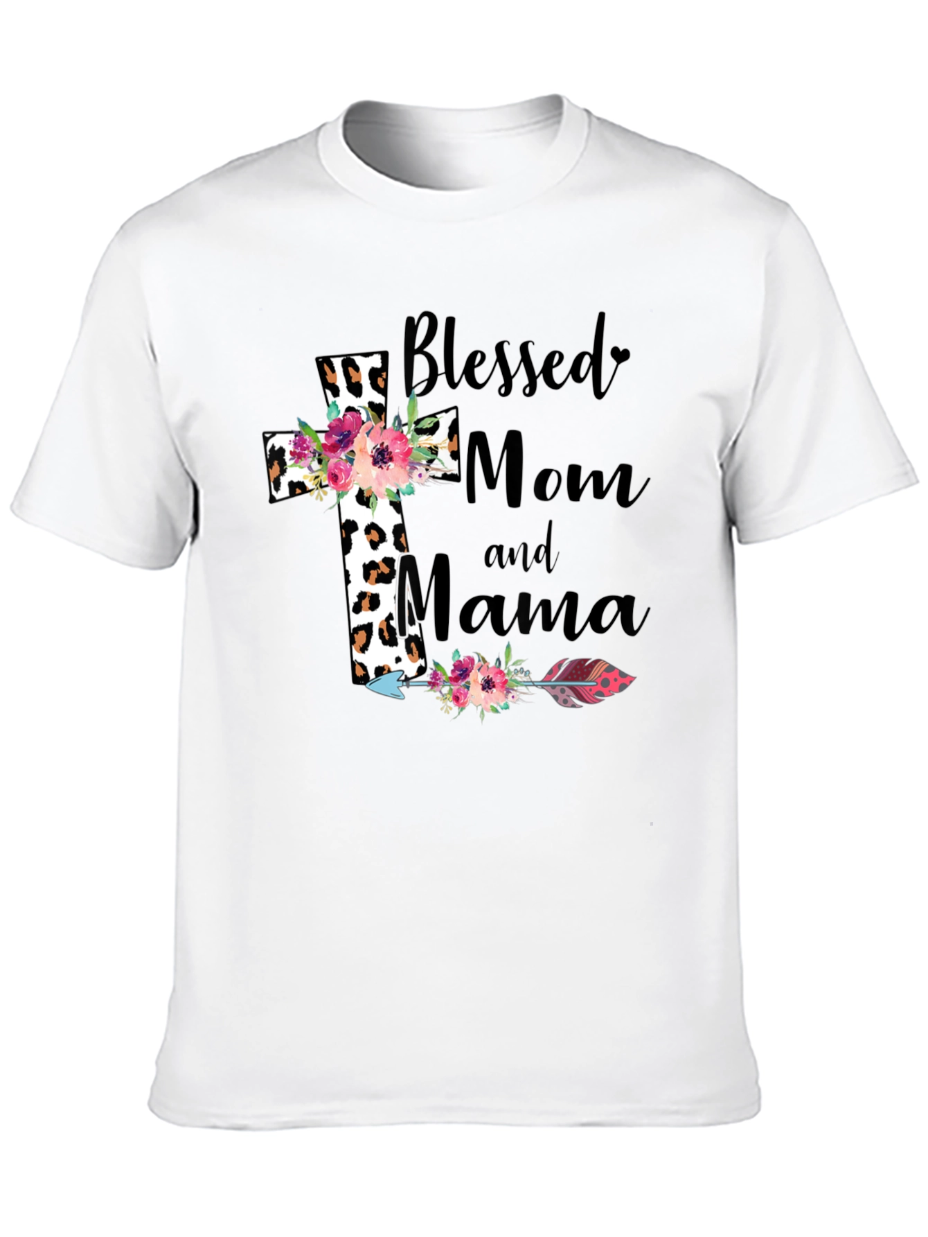 Blessed Mom Mama Graphic Tee