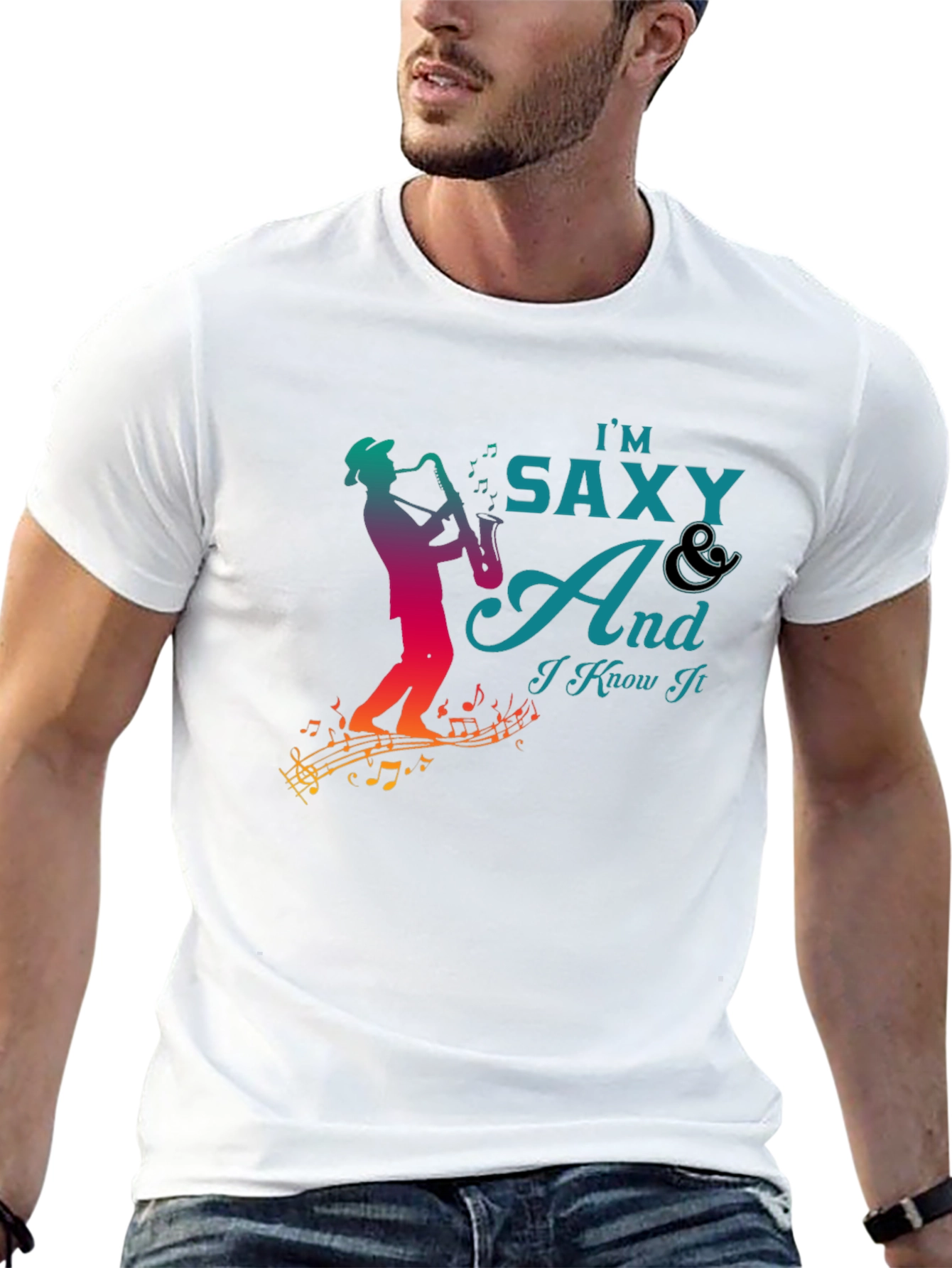 Im Saxy And I Know It Graphic T-Shirt