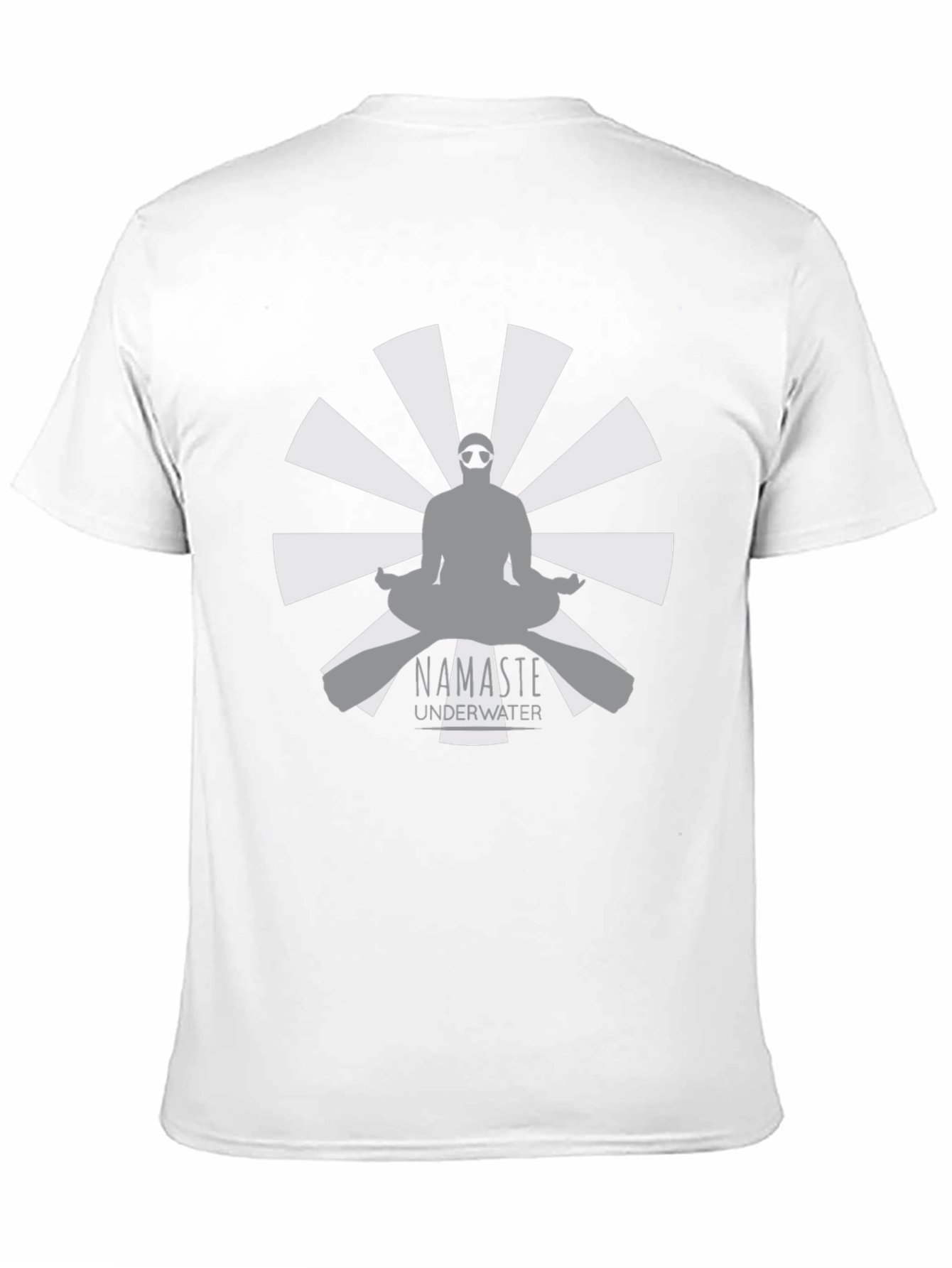 Namaste Underwater Graphic T-Shirt