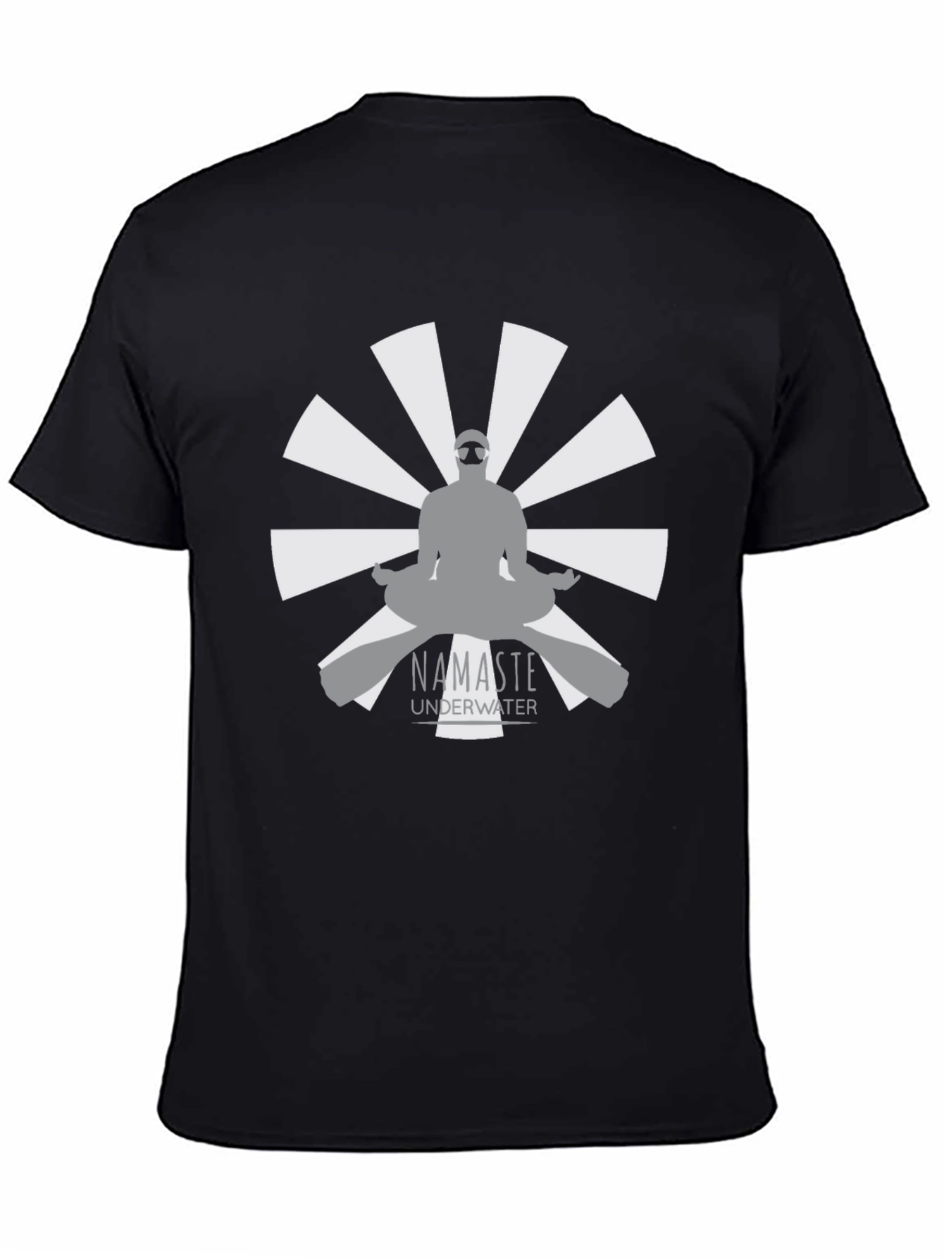 Namaste Underwater Graphic T-Shirt