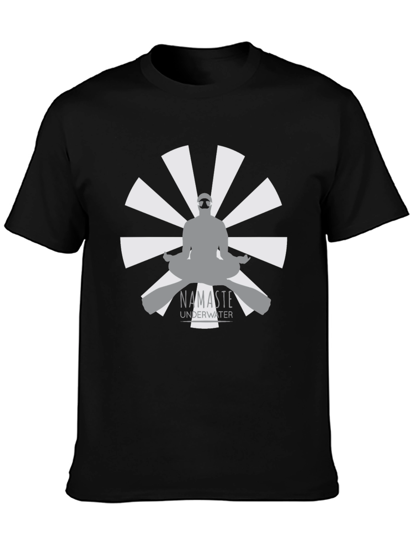 Namaste Underwater Graphic T-Shirt