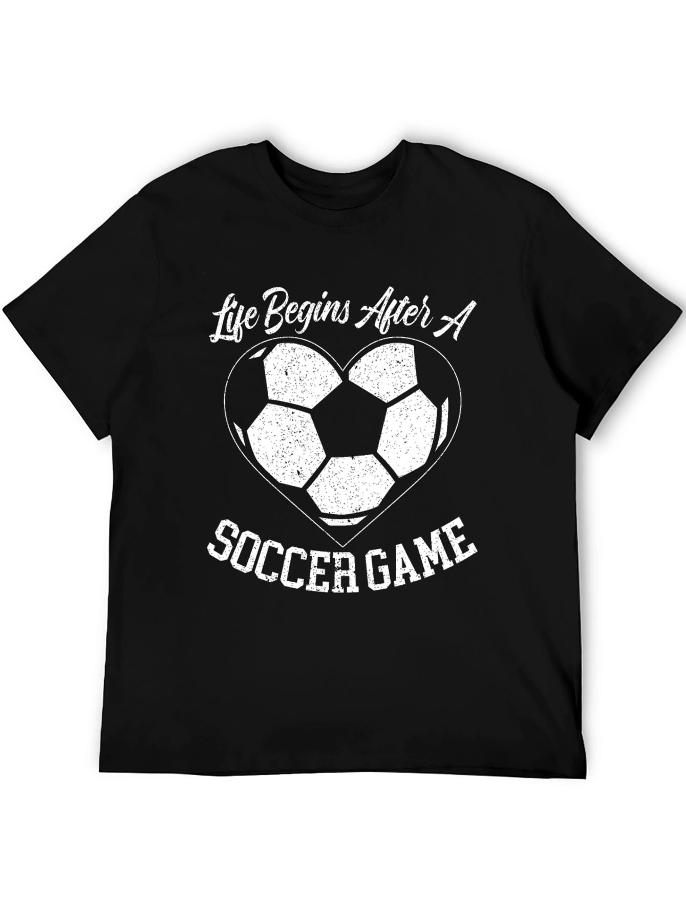 Soccer Game T-Shirt - Life Begins After a Game