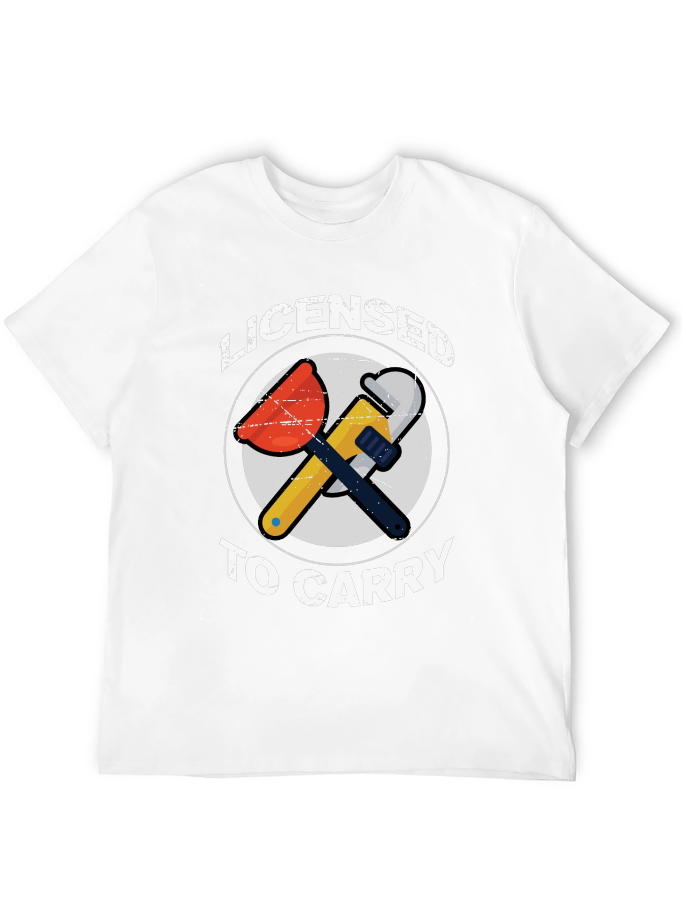 Licensed To Carry T-Shirt - Plumber Graphic Tee