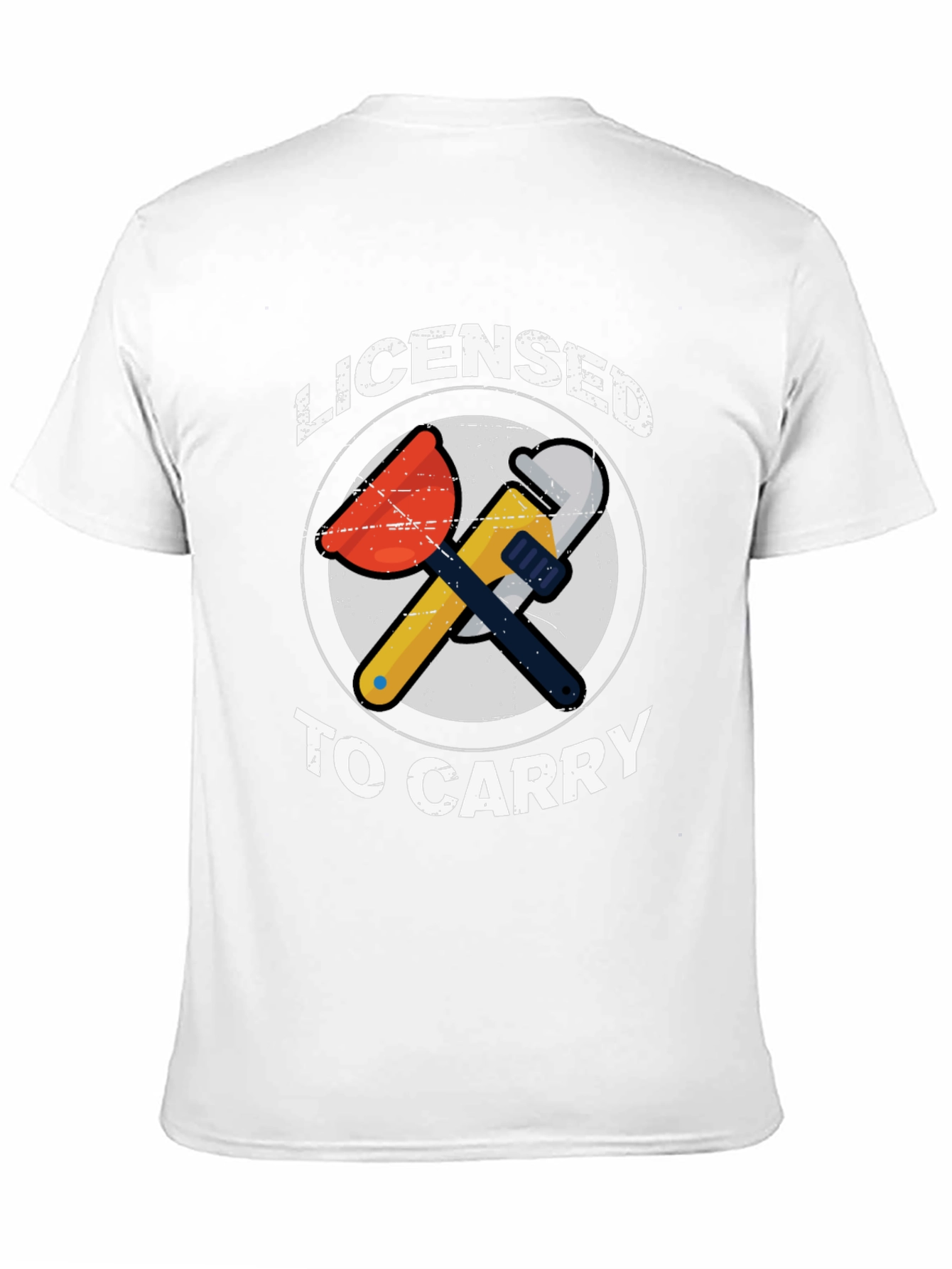 Licensed To Carry T-Shirt - Plumber Graphic Tee