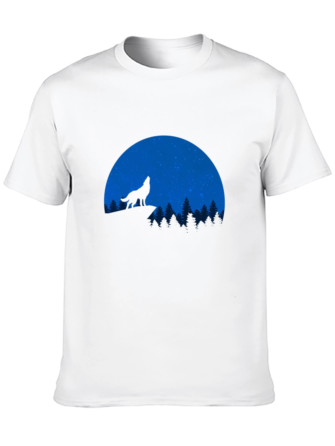 Wolf Howling at the Moon T-Shirt
